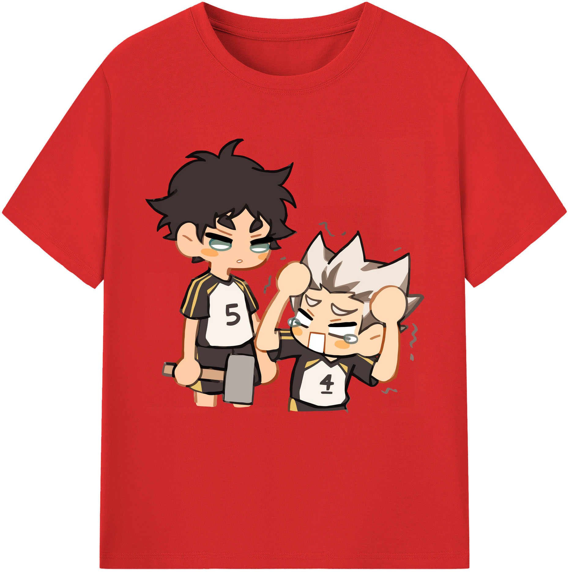 （画像用） ハイキュー!! Haikyu!! レディースカジュアルプリントTシャツ（綿100％）
