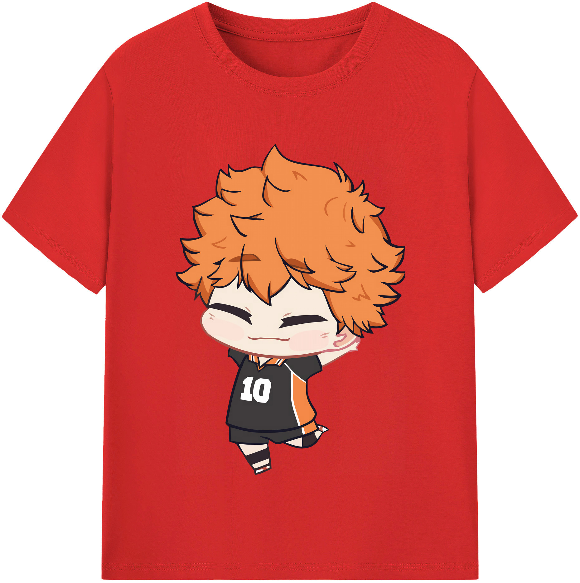（画像用） ハイキュー!! Haikyu!! レディースカジュアルプリントTシャツ（綿100％）