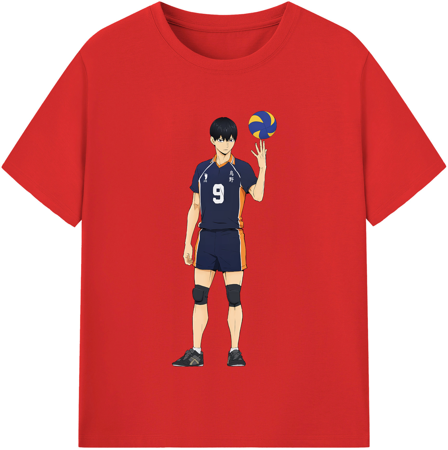（画像用） ハイキュー!! Haikyu!! レディースカジュアルプリントTシャツ（綿100％）