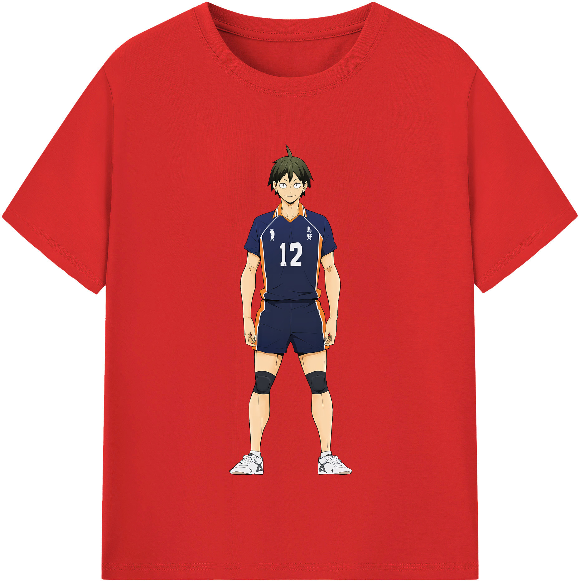 （画像用） ハイキュー!! Haikyu!! レディースカジュアルプリントTシャツ（綿100％）