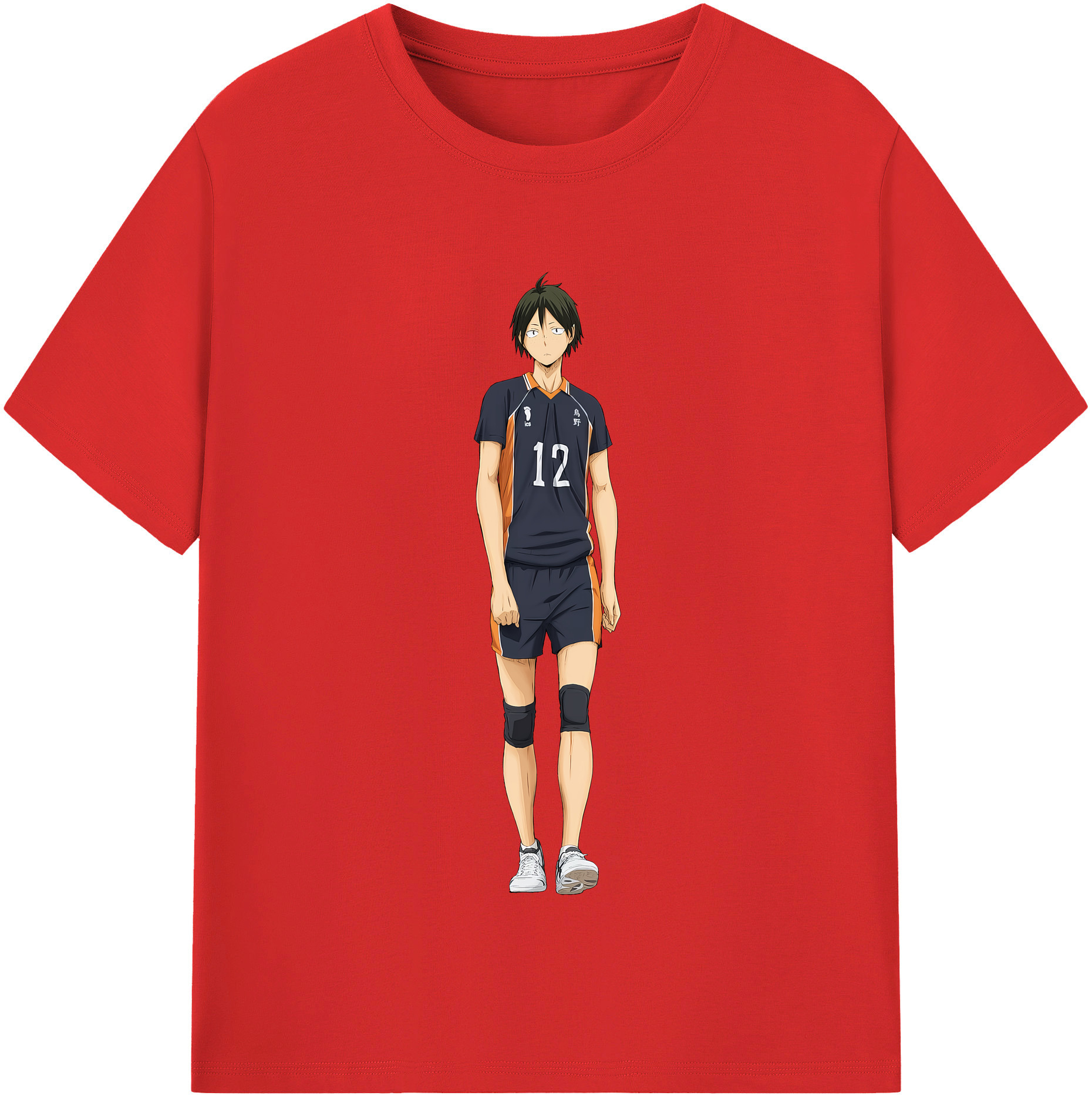 （画像用） ハイキュー!! Haikyu!! レディースカジュアルプリントTシャツ（綿100％）