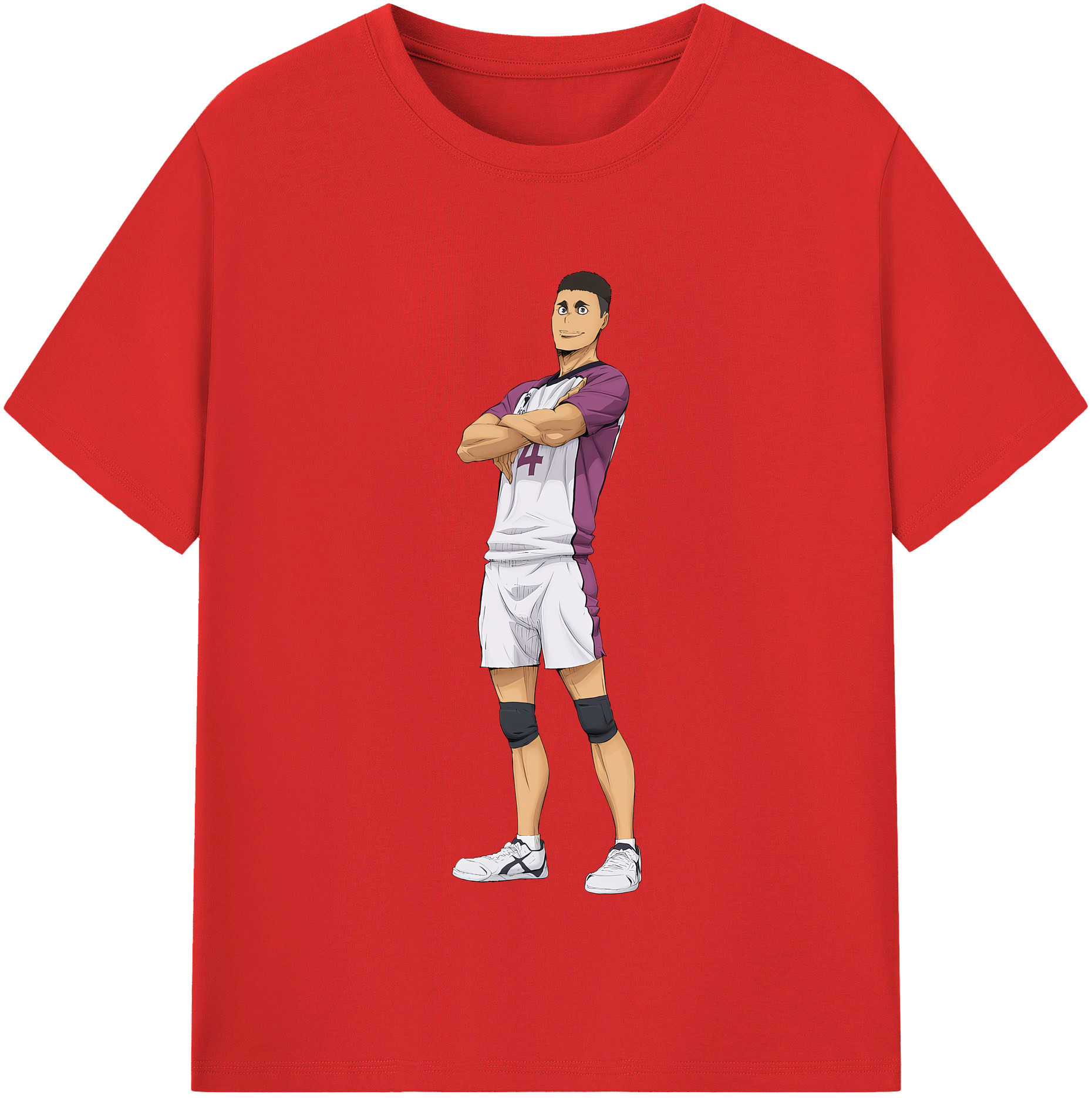 （画像用） ハイキュー!! Haikyu!! レディースカジュアルプリントTシャツ（綿100％）