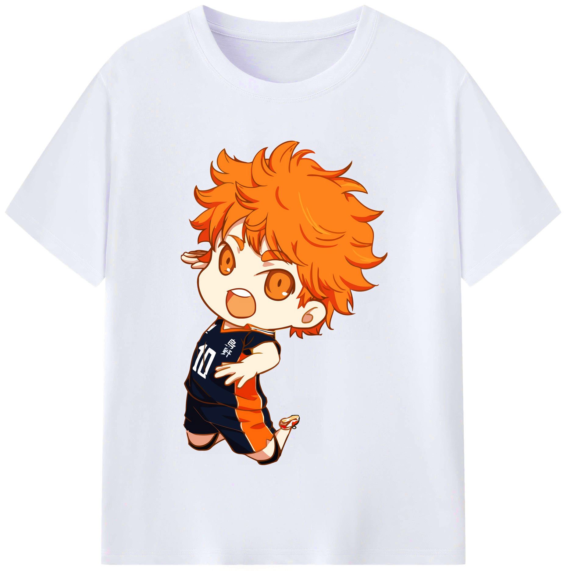 （画像用） ハイキュー!! Haikyu!! レディースカジュアルプリントTシャツ（綿100％）