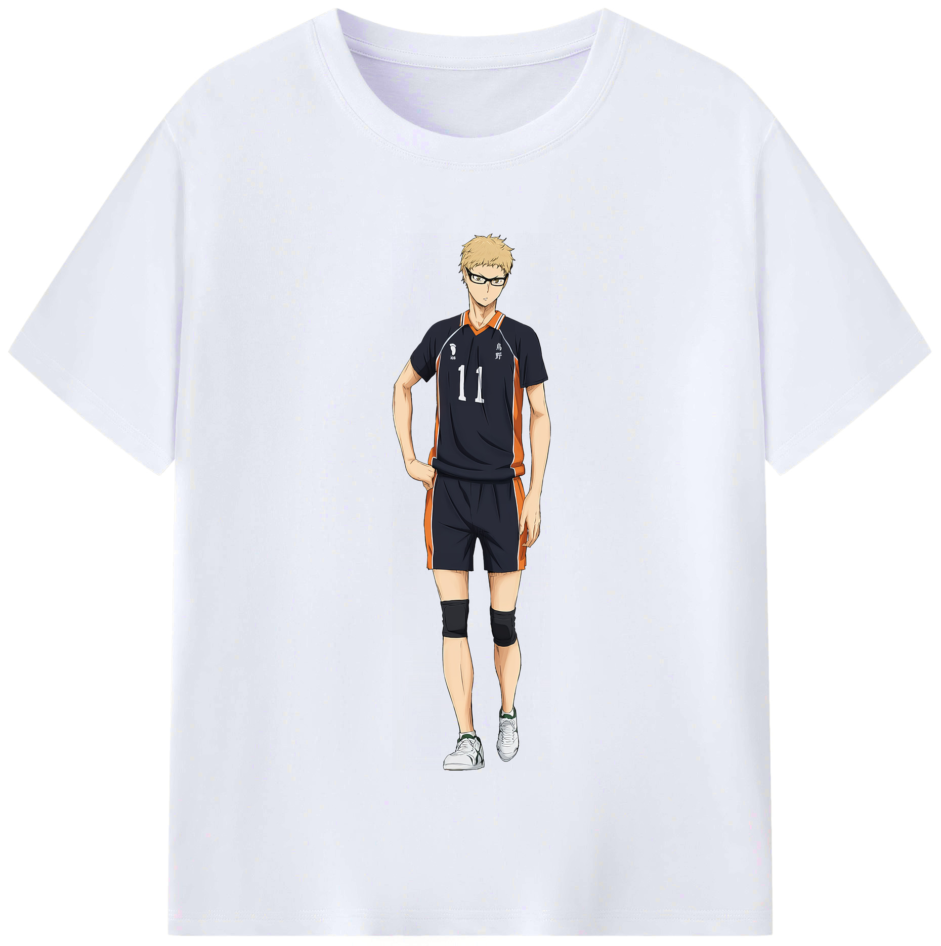 （画像用） ハイキュー!! Haikyu!! レディースカジュアルプリントTシャツ（綿100％）
