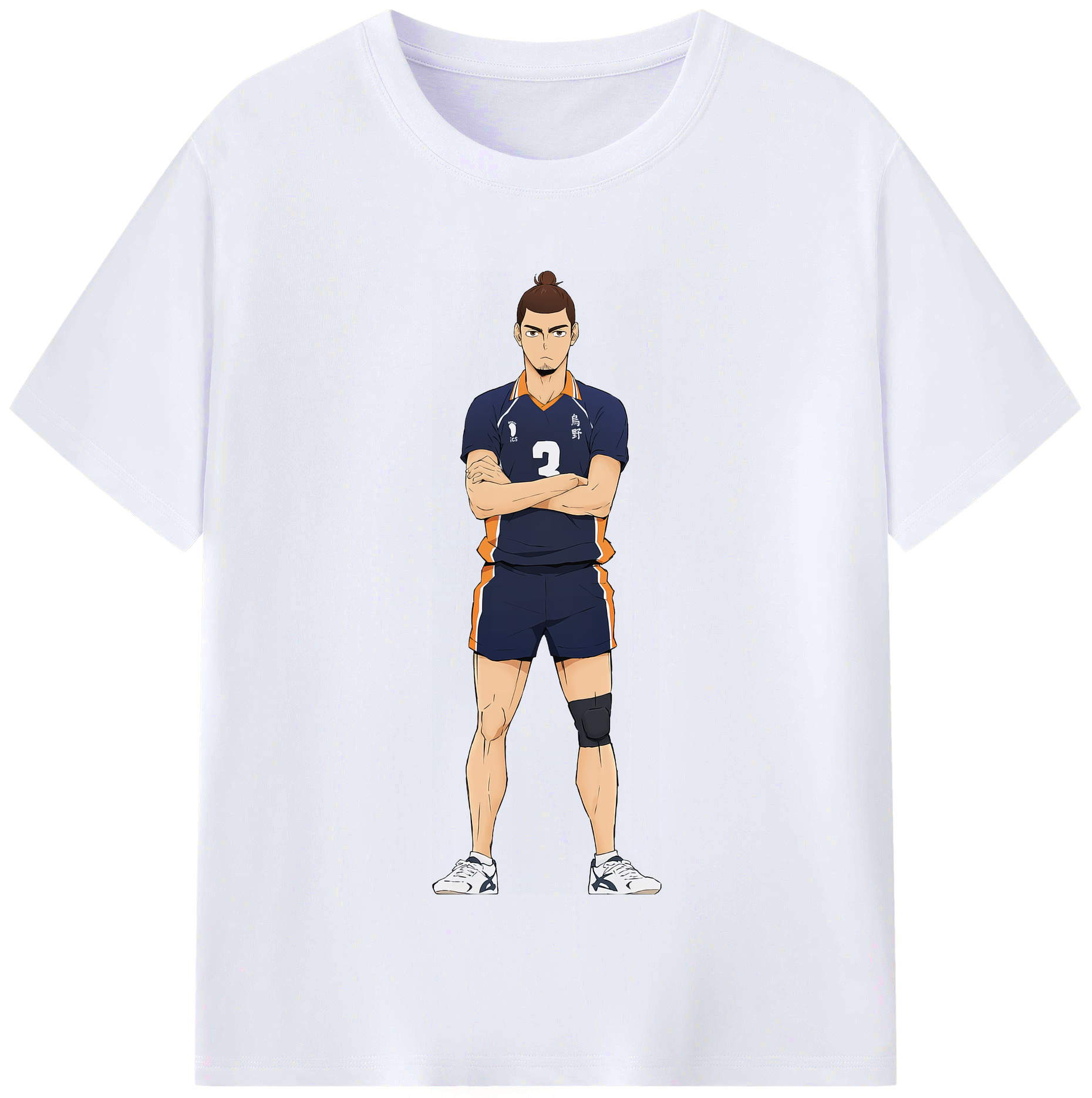 （画像用） ハイキュー!! Haikyu!! レディースカジュアルプリントTシャツ（綿100％）