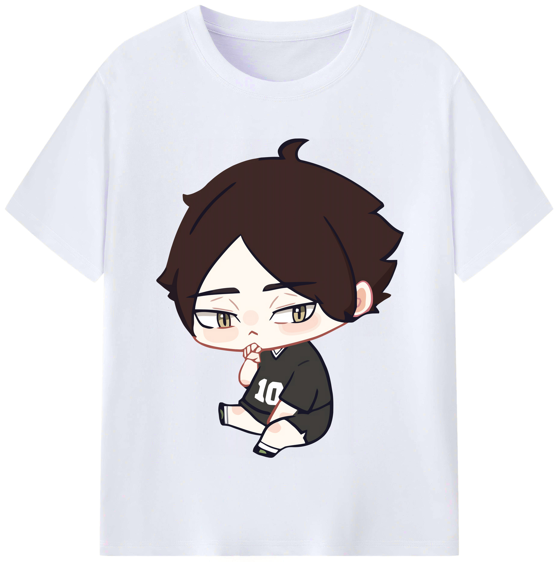 （画像用） ハイキュー!! Haikyu!! レディースカジュアルプリントTシャツ（綿100％）