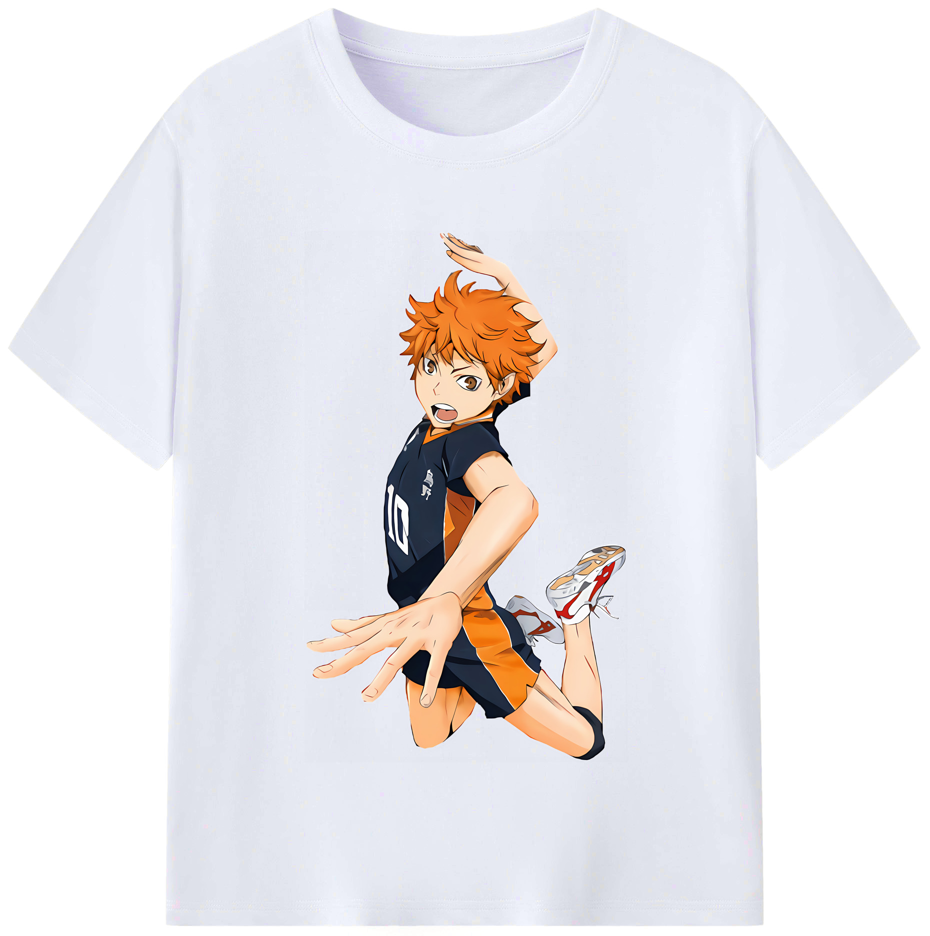 （画像用） ハイキュー!! Haikyu!! レディースカジュアルプリントTシャツ（綿100％）