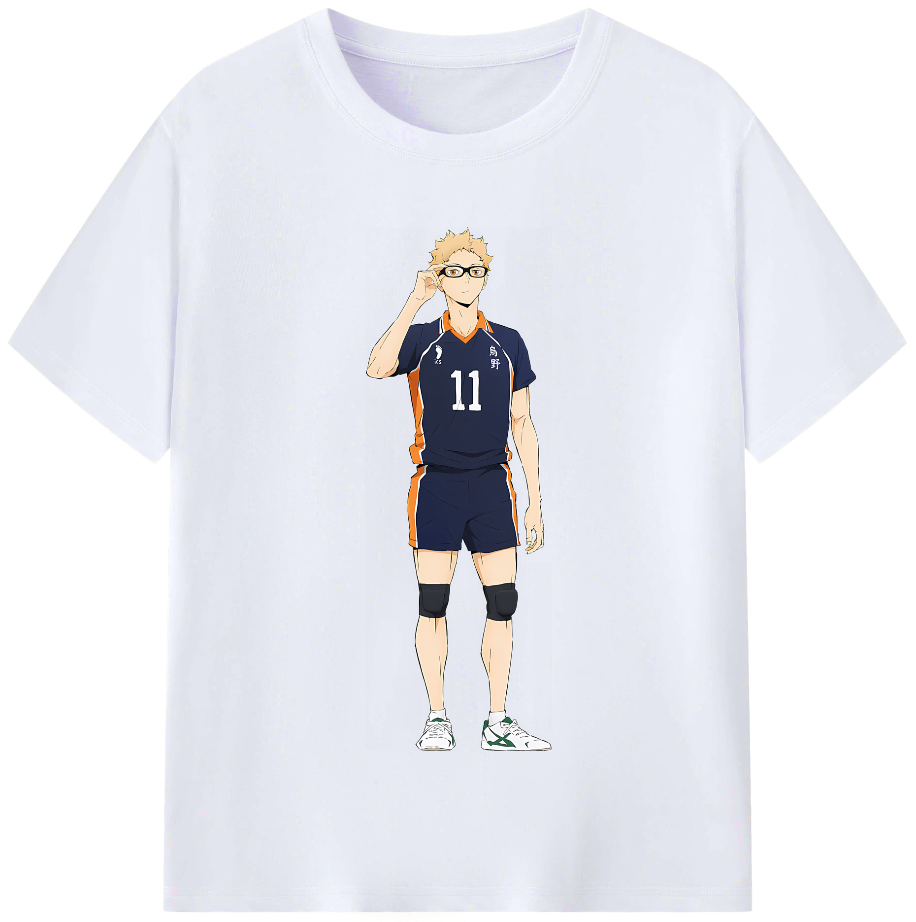 （画像用） ハイキュー!! Haikyu!! レディースカジュアルプリントTシャツ（綿100％）