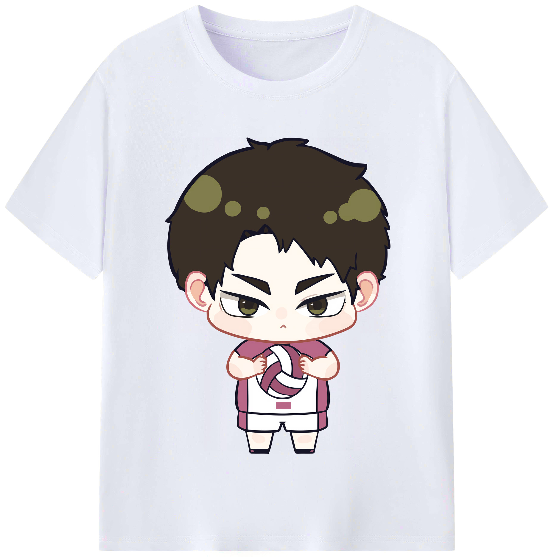 （画像用） ハイキュー!! Haikyu!! レディースカジュアルプリントTシャツ（綿100％）