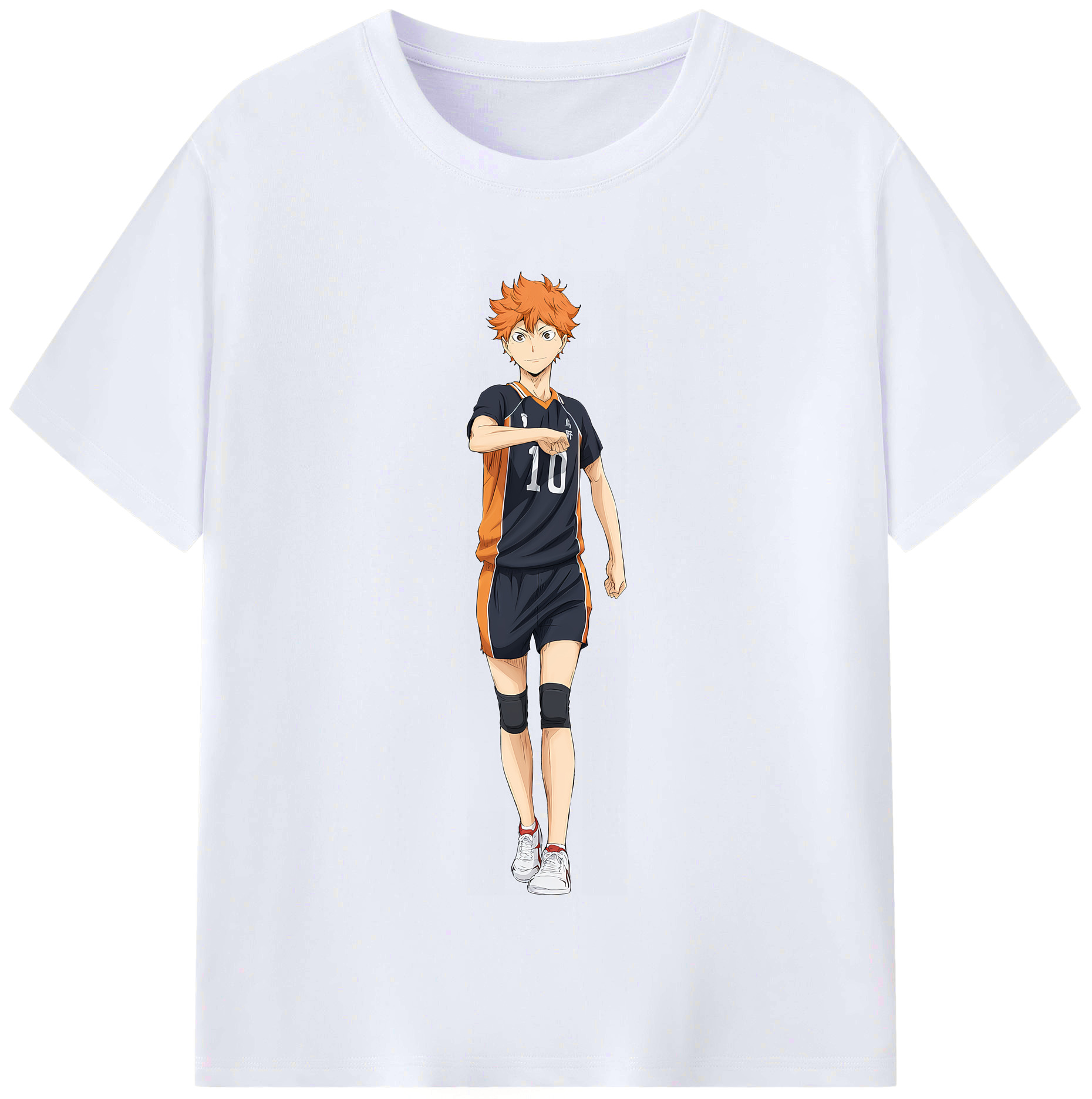 （画像用） ハイキュー!! Haikyu!! レディースカジュアルプリントTシャツ（綿100％）