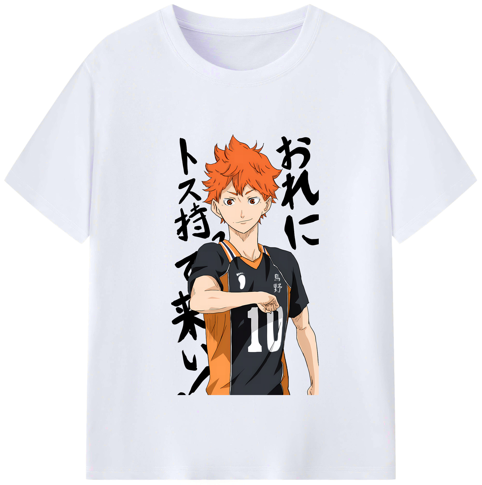 （画像用） ハイキュー!! Haikyu!! レディースカジュアルプリントTシャツ（綿100％）