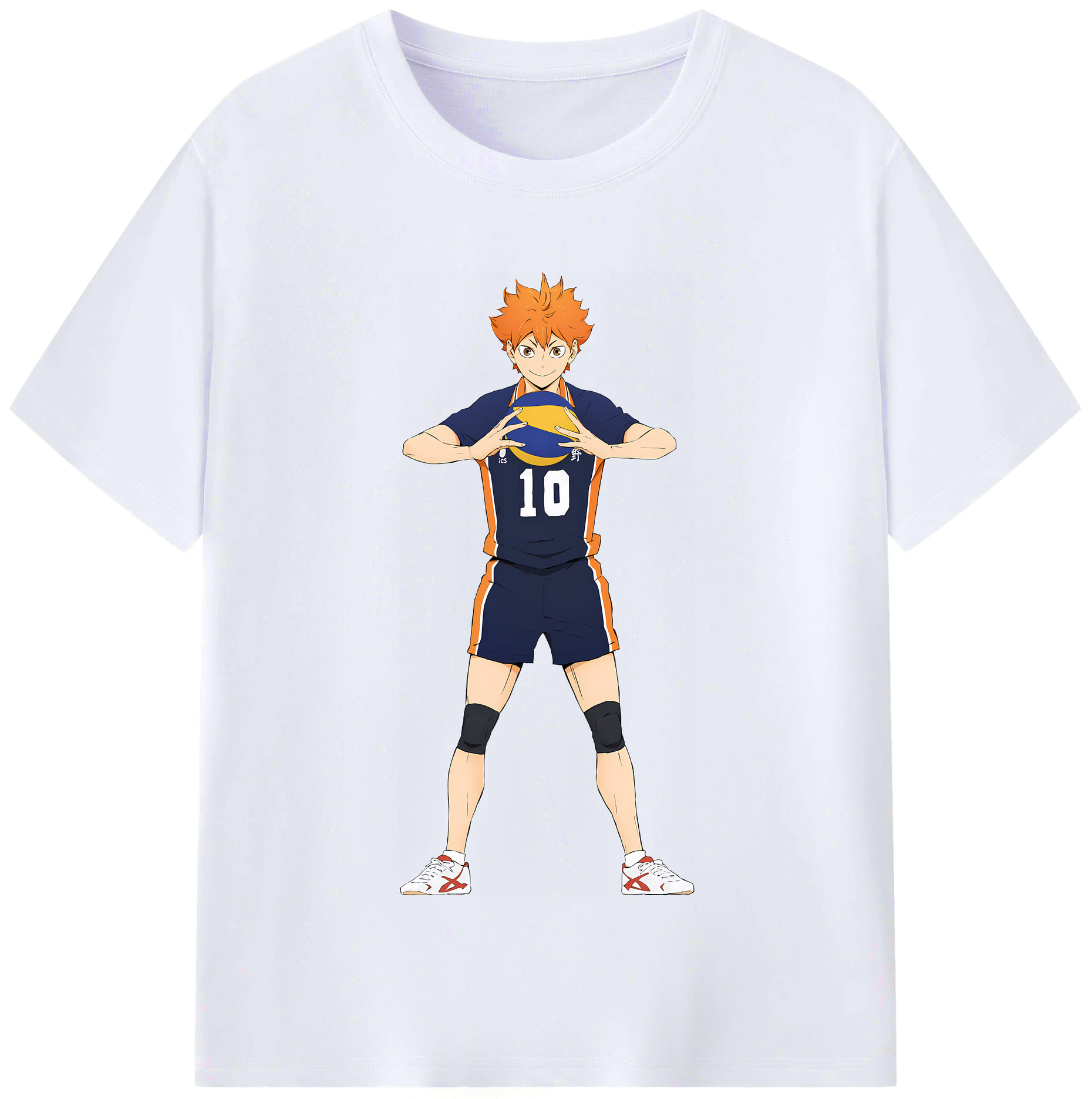 （画像用） ハイキュー!! Haikyu!! レディースカジュアルプリントTシャツ（綿100％）