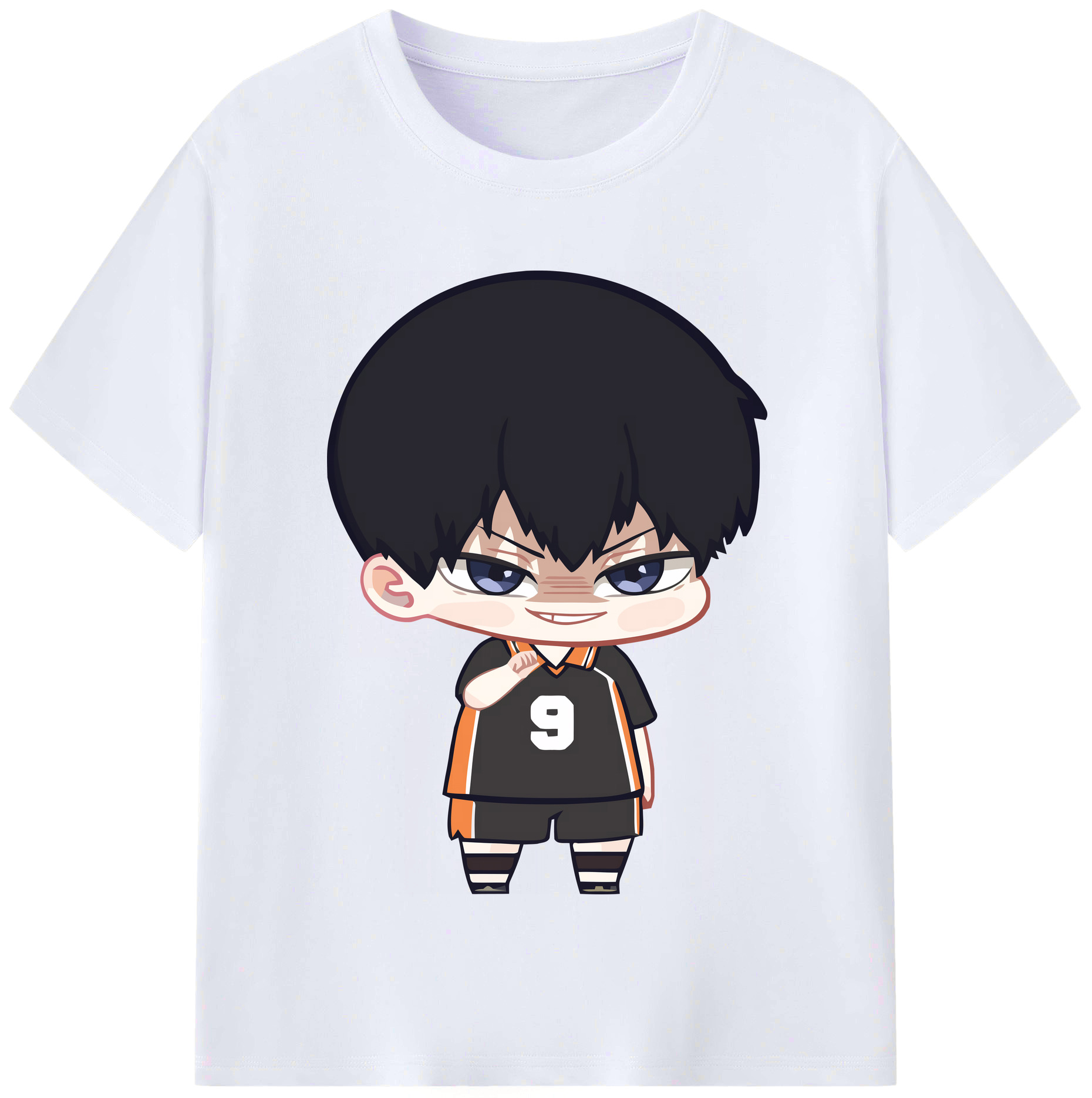 （画像用） ハイキュー!! Haikyu!! レディースカジュアルプリントTシャツ（綿100％）