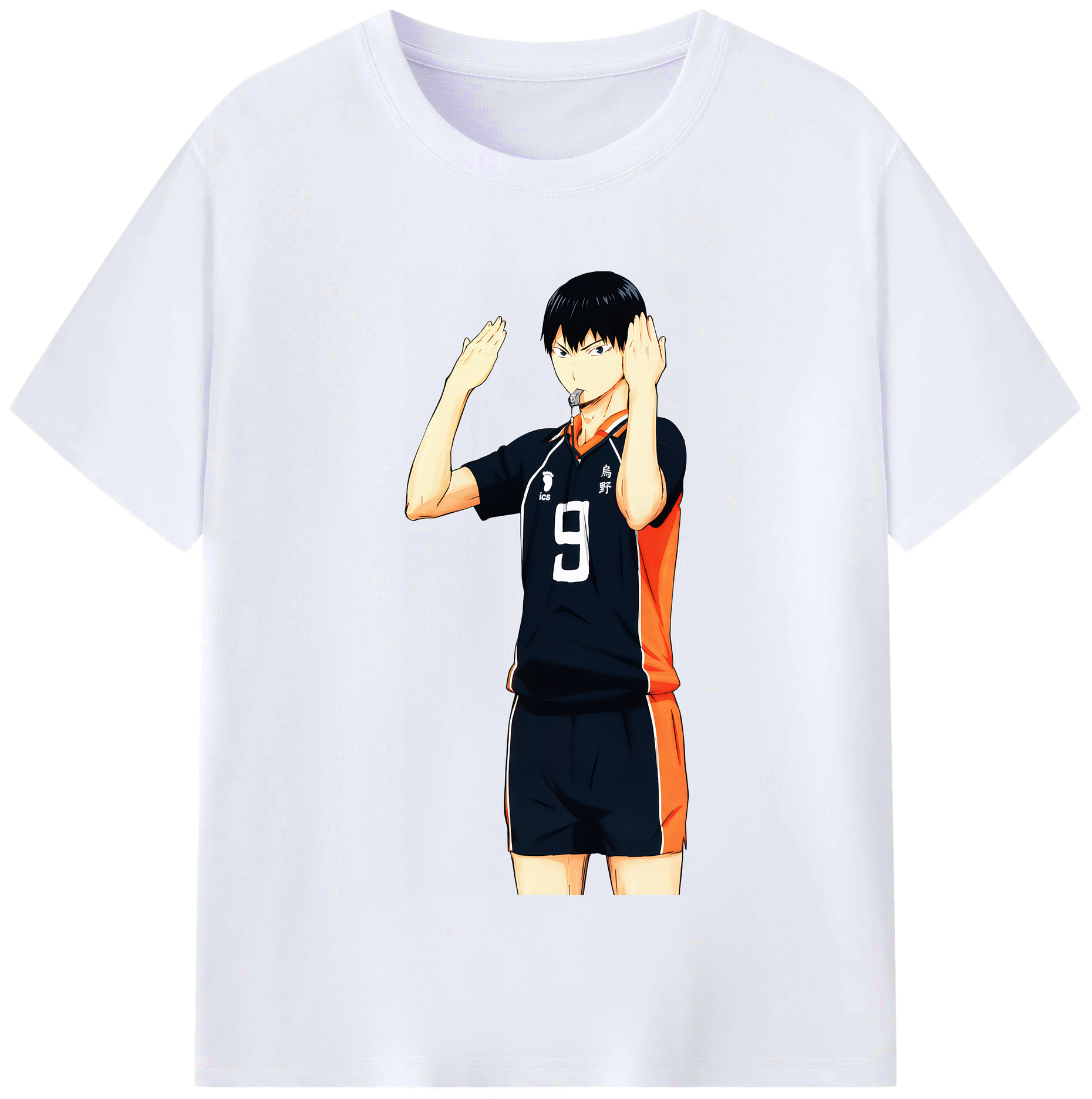 （画像用） ハイキュー!! Haikyu!! レディースカジュアルプリントTシャツ（綿100％）