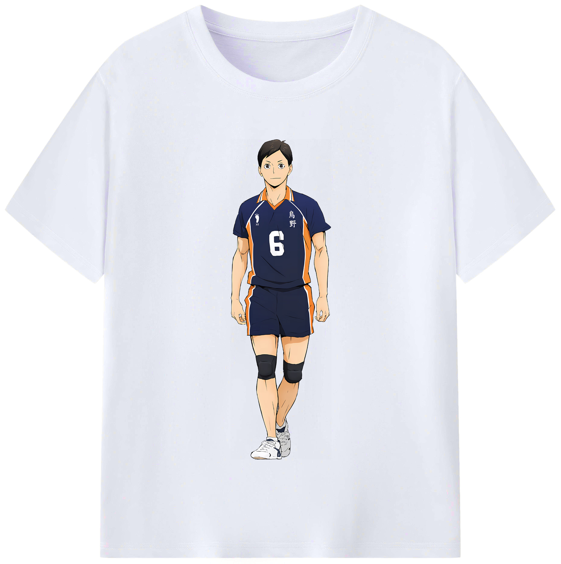 （画像用） ハイキュー!! Haikyu!! レディースカジュアルプリントTシャツ（綿100％）