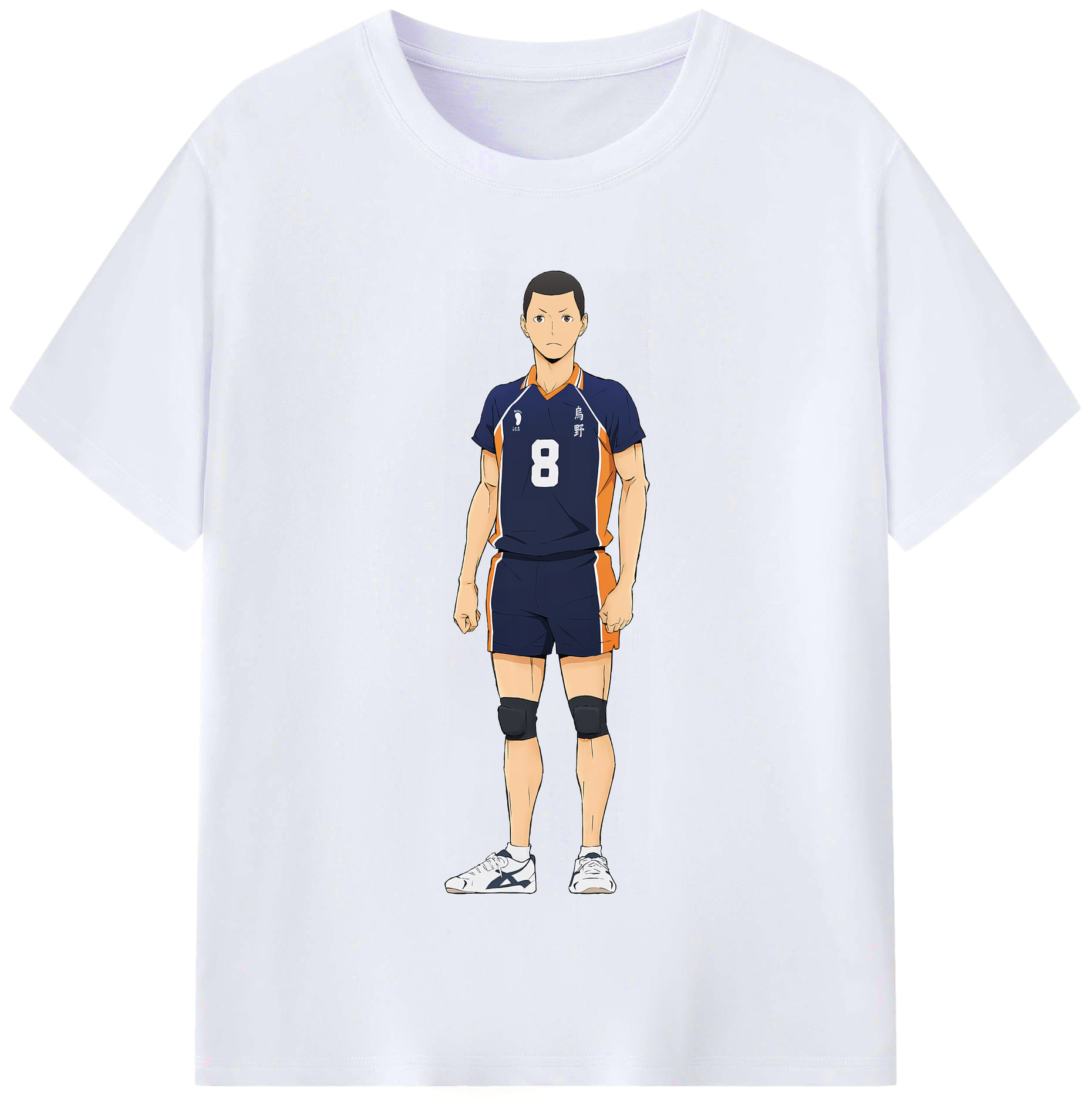 （画像用） ハイキュー!! Haikyu!! レディースカジュアルプリントTシャツ（綿100％）
