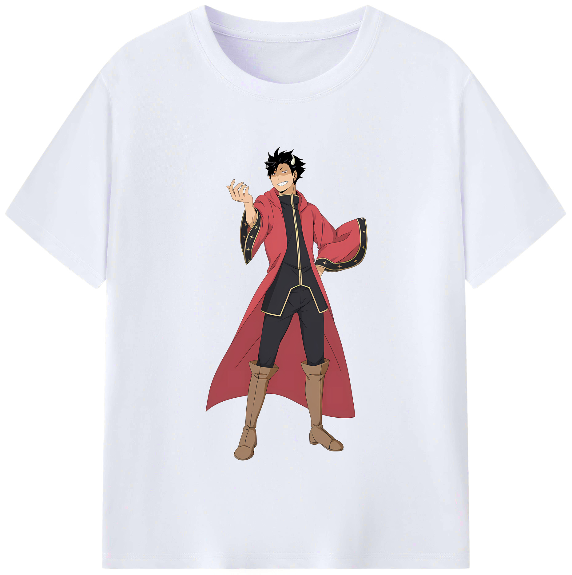 （画像用） ハイキュー!! Haikyu!! レディースカジュアルプリントTシャツ（綿100％）