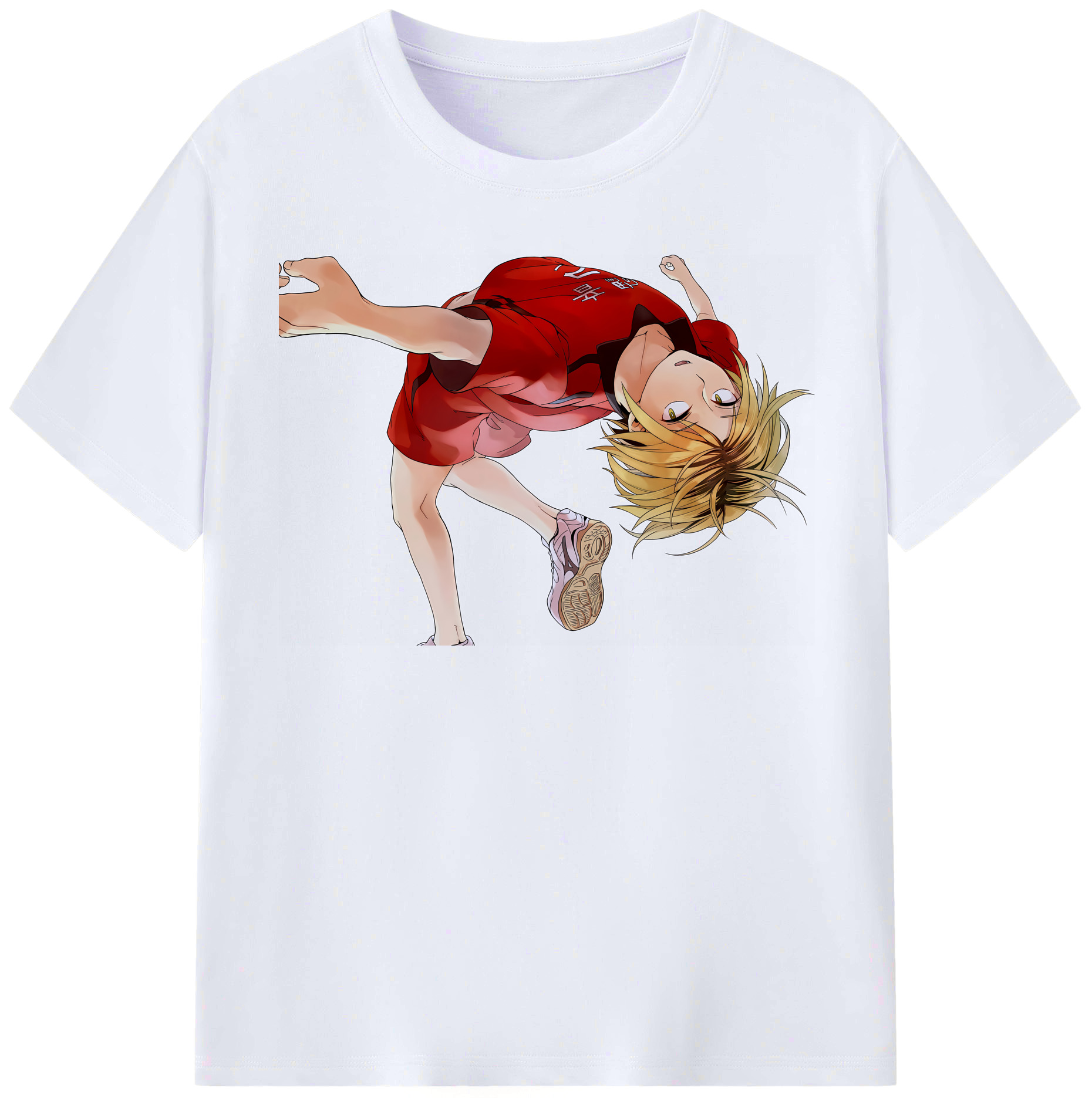 （画像用） ハイキュー!! Haikyu!! レディースカジュアルプリントTシャツ（綿100％）