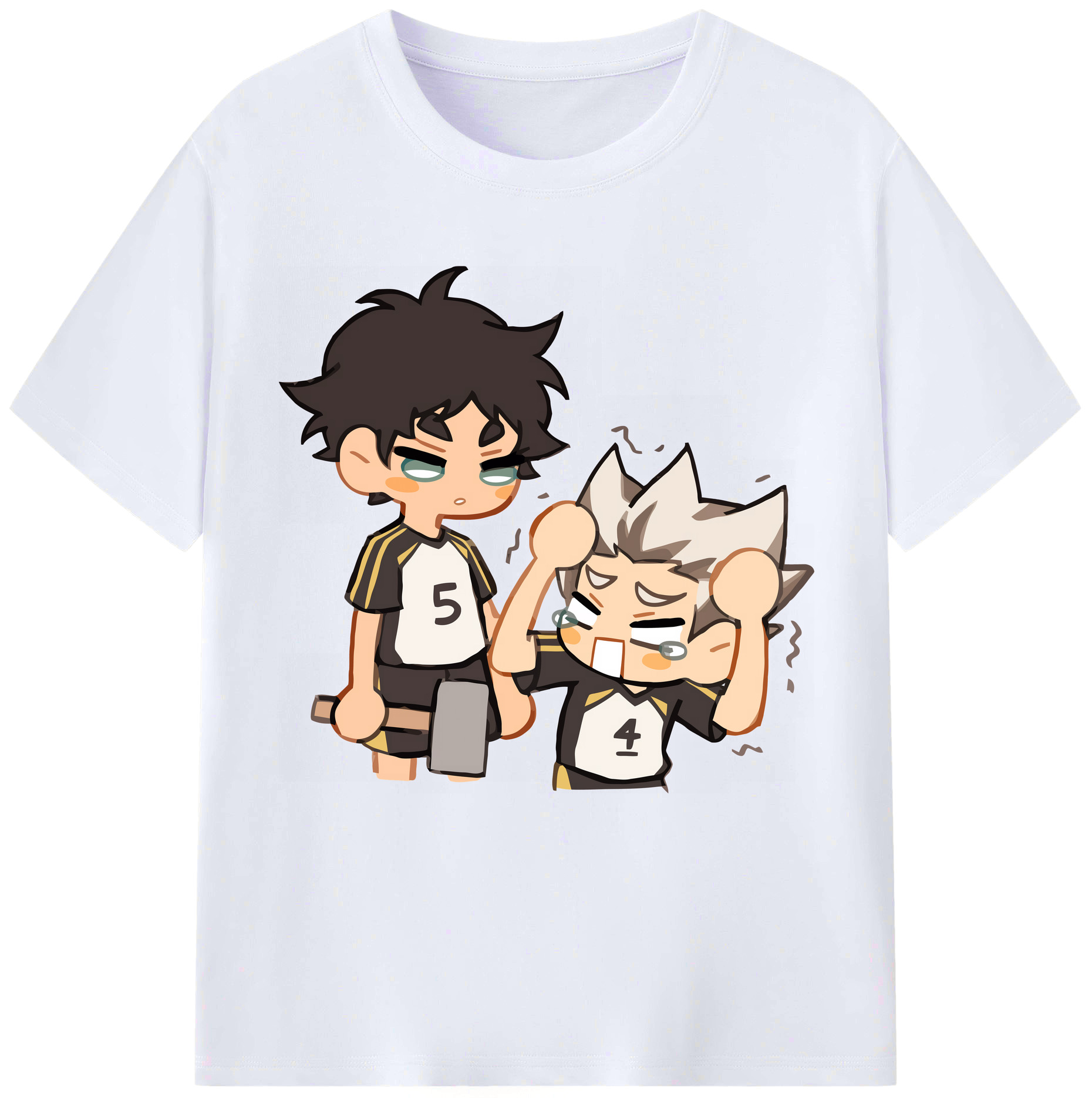 （画像用） ハイキュー!! Haikyu!! レディースカジュアルプリントTシャツ（綿100％）