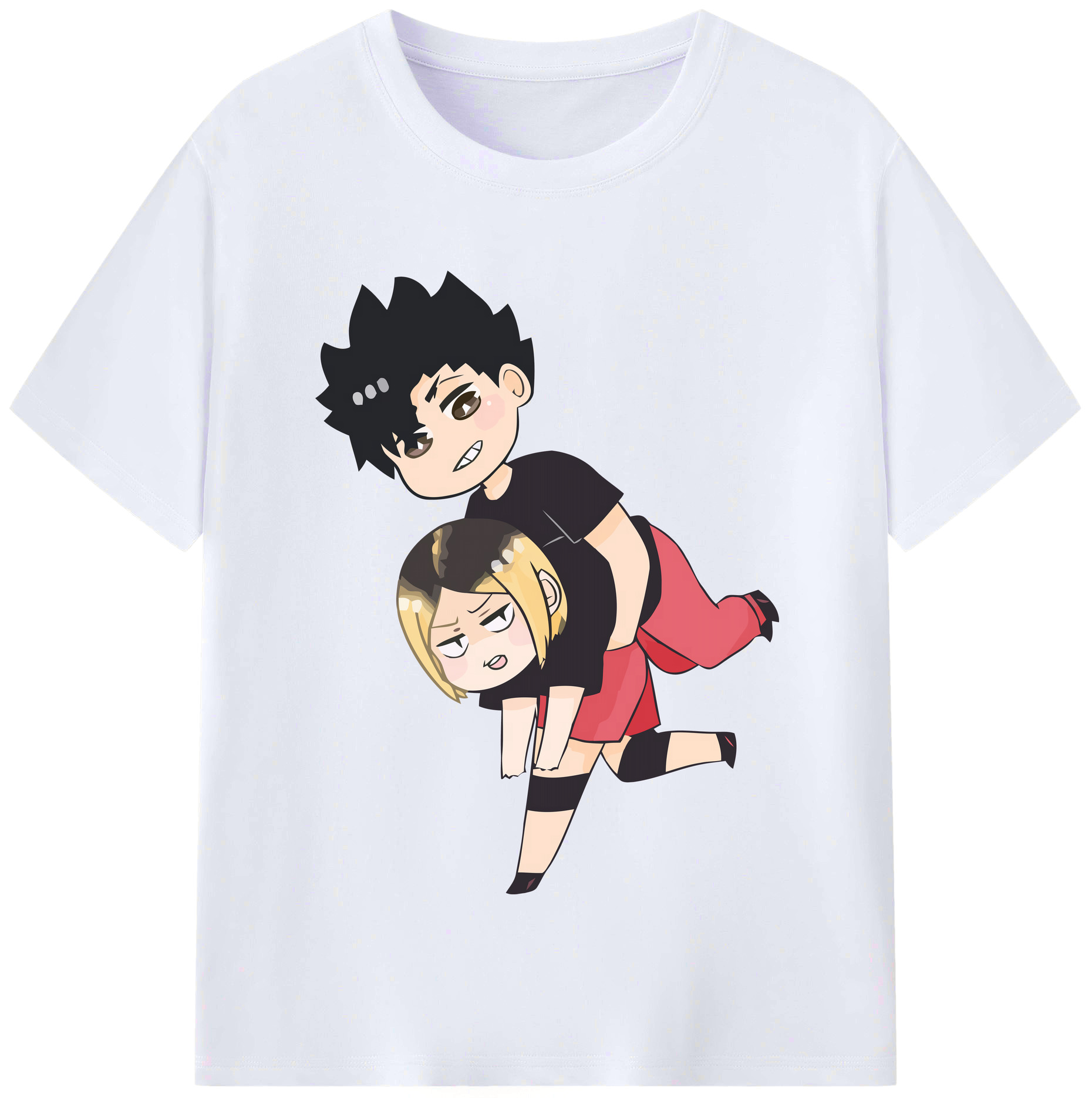 （画像用） ハイキュー!! Haikyu!! レディースカジュアルプリントTシャツ（綿100％）