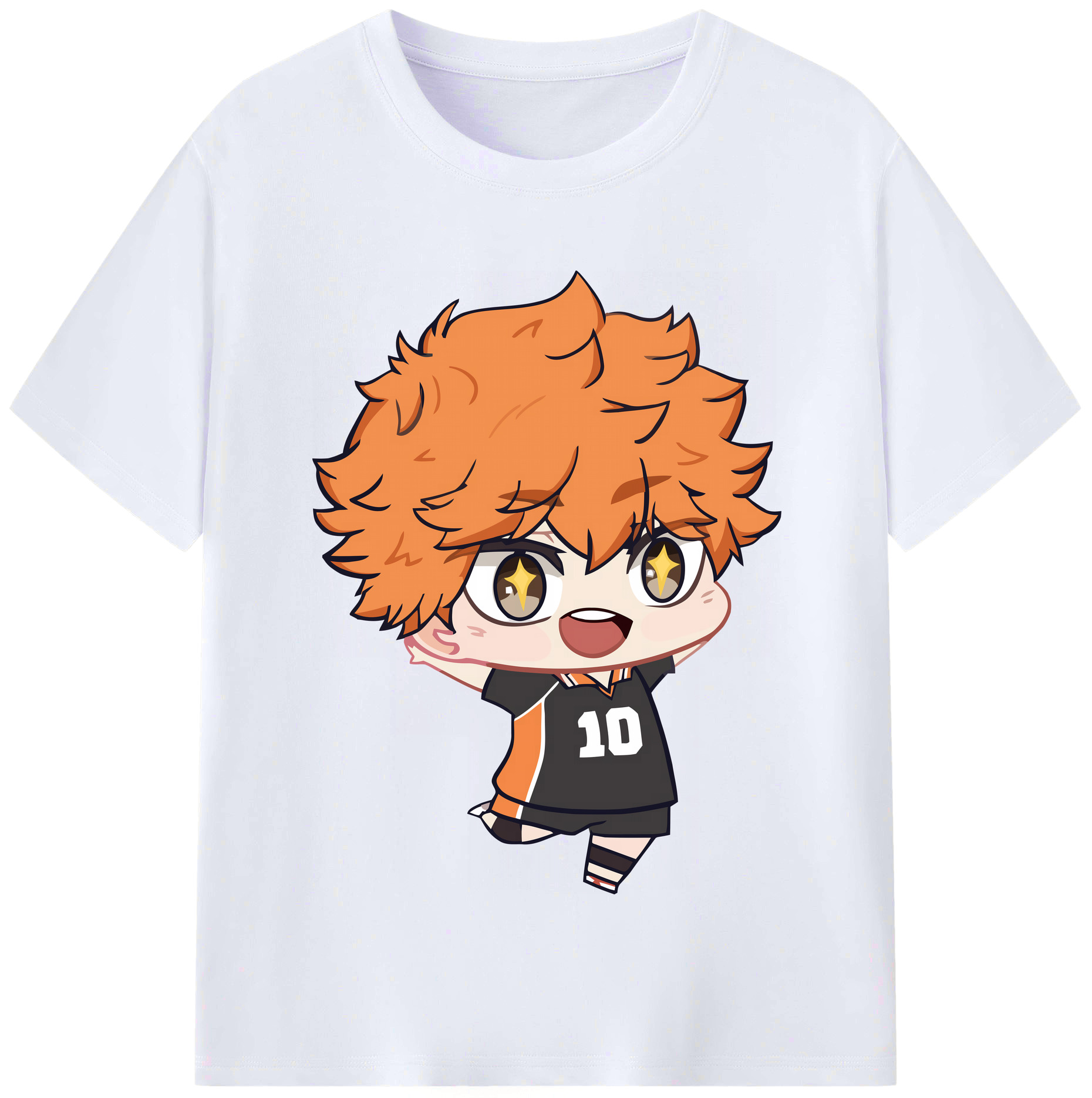 （画像用） ハイキュー!! Haikyu!! レディースカジュアルプリントTシャツ（綿100％）