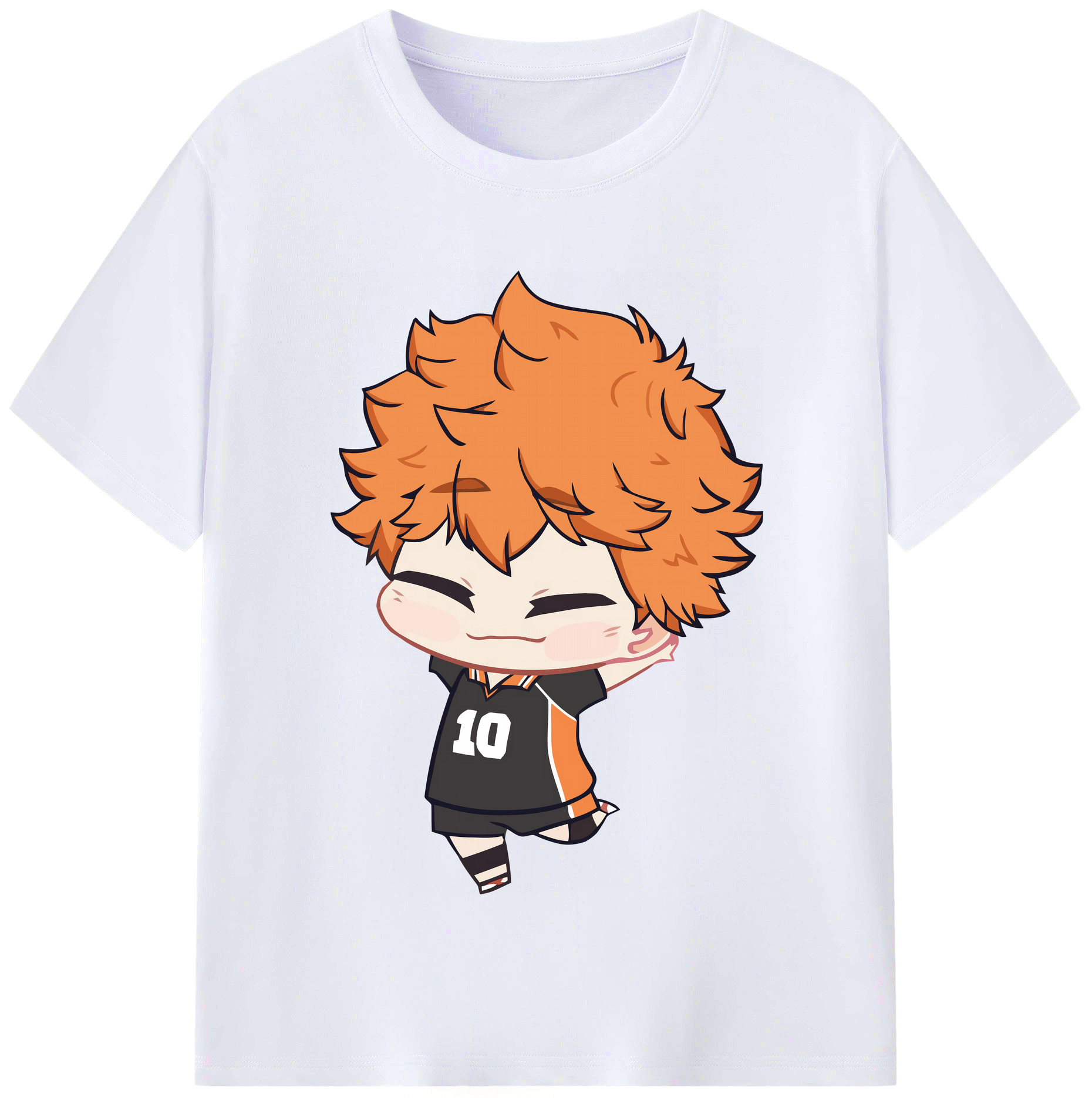 （画像用） ハイキュー!! Haikyu!! レディースカジュアルプリントTシャツ（綿100％）