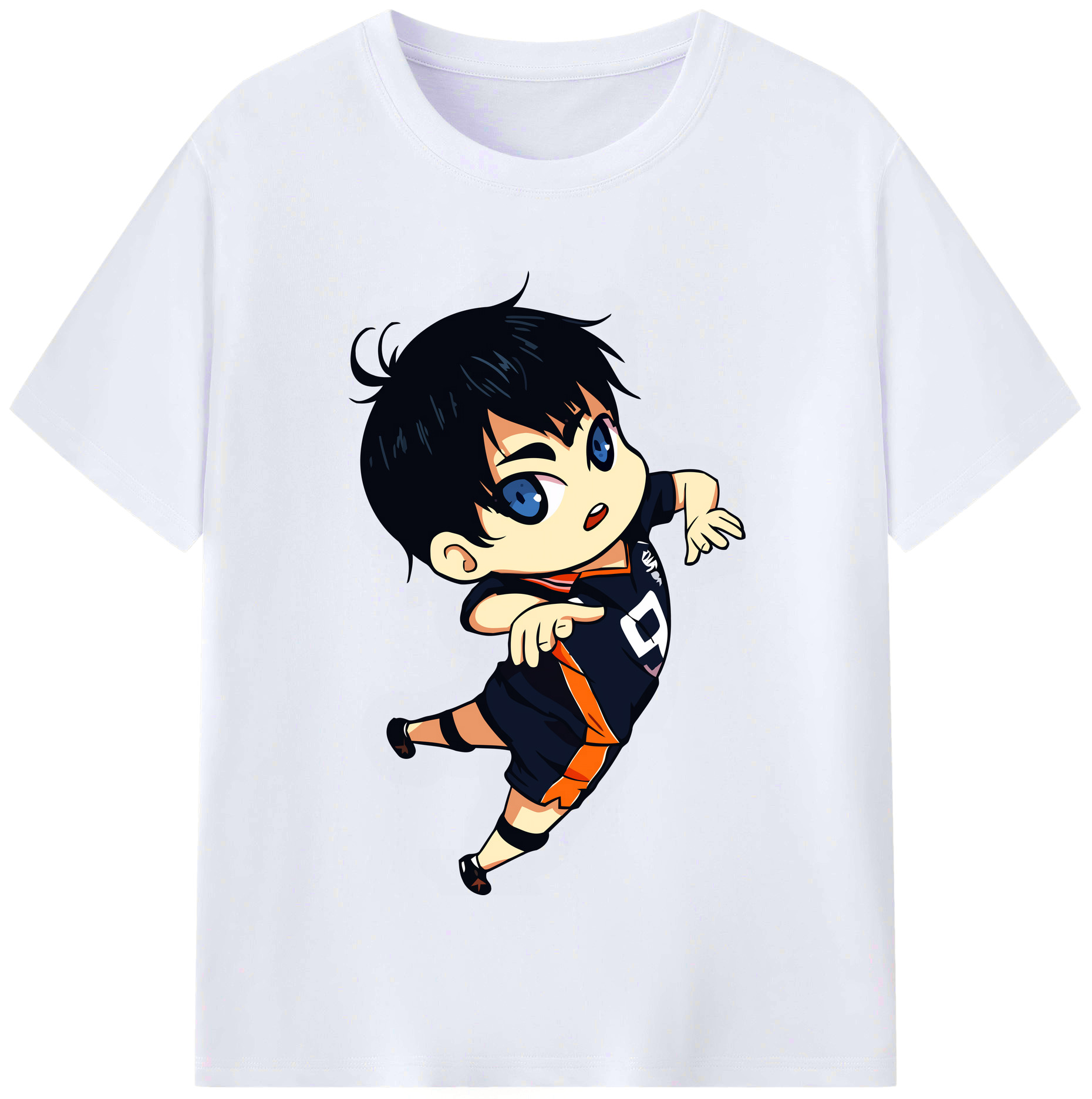 （画像用） ハイキュー!! Haikyu!! レディースカジュアルプリントTシャツ（綿100％）