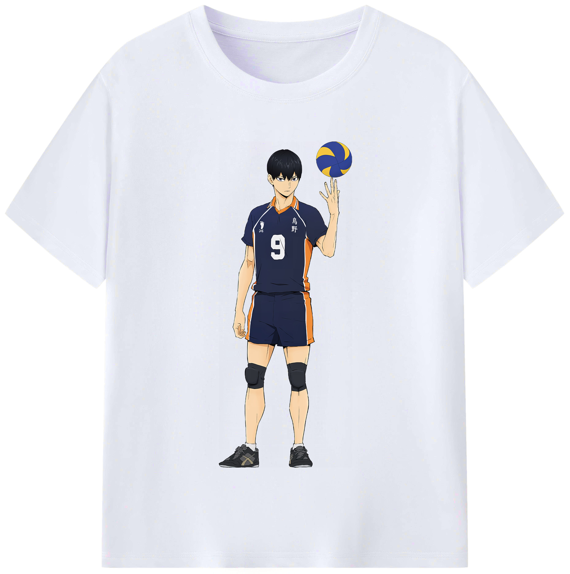 （画像用） ハイキュー!! Haikyu!! レディースカジュアルプリントTシャツ（綿100％）