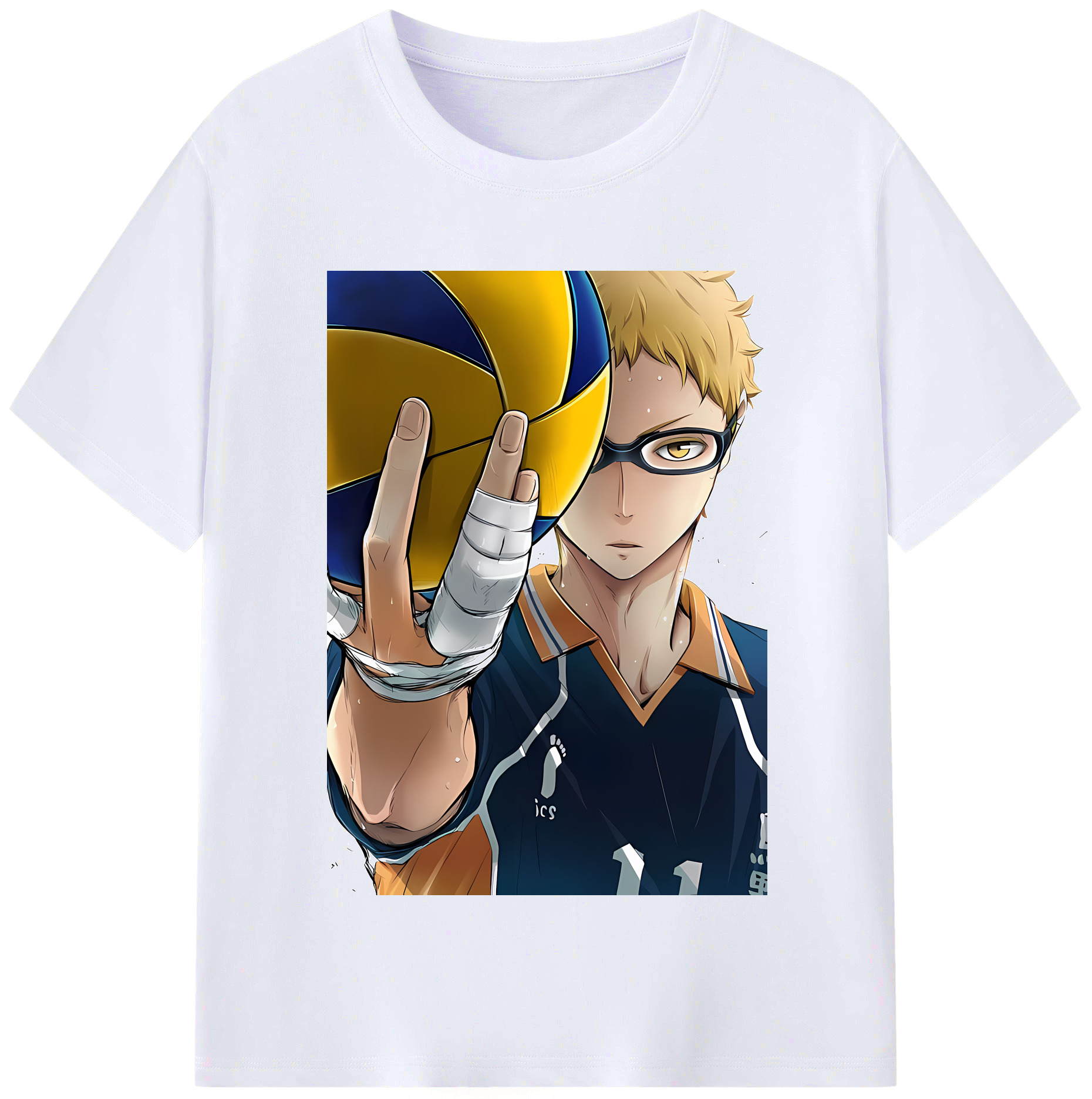 （画像用） ハイキュー!! Haikyu!! レディースカジュアルプリントTシャツ（綿100％）