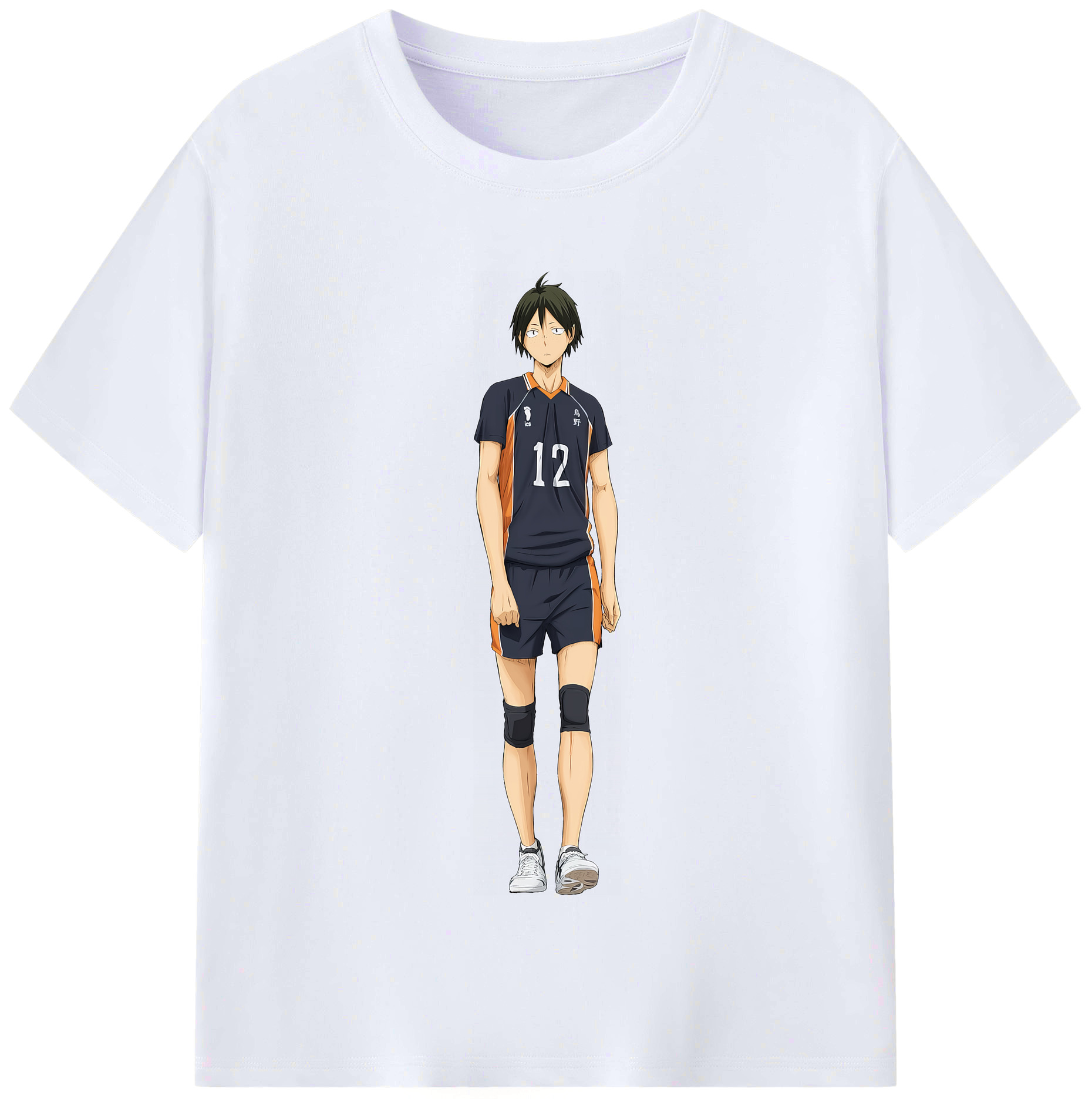 （画像用） ハイキュー!! Haikyu!! レディースカジュアルプリントTシャツ（綿100％）