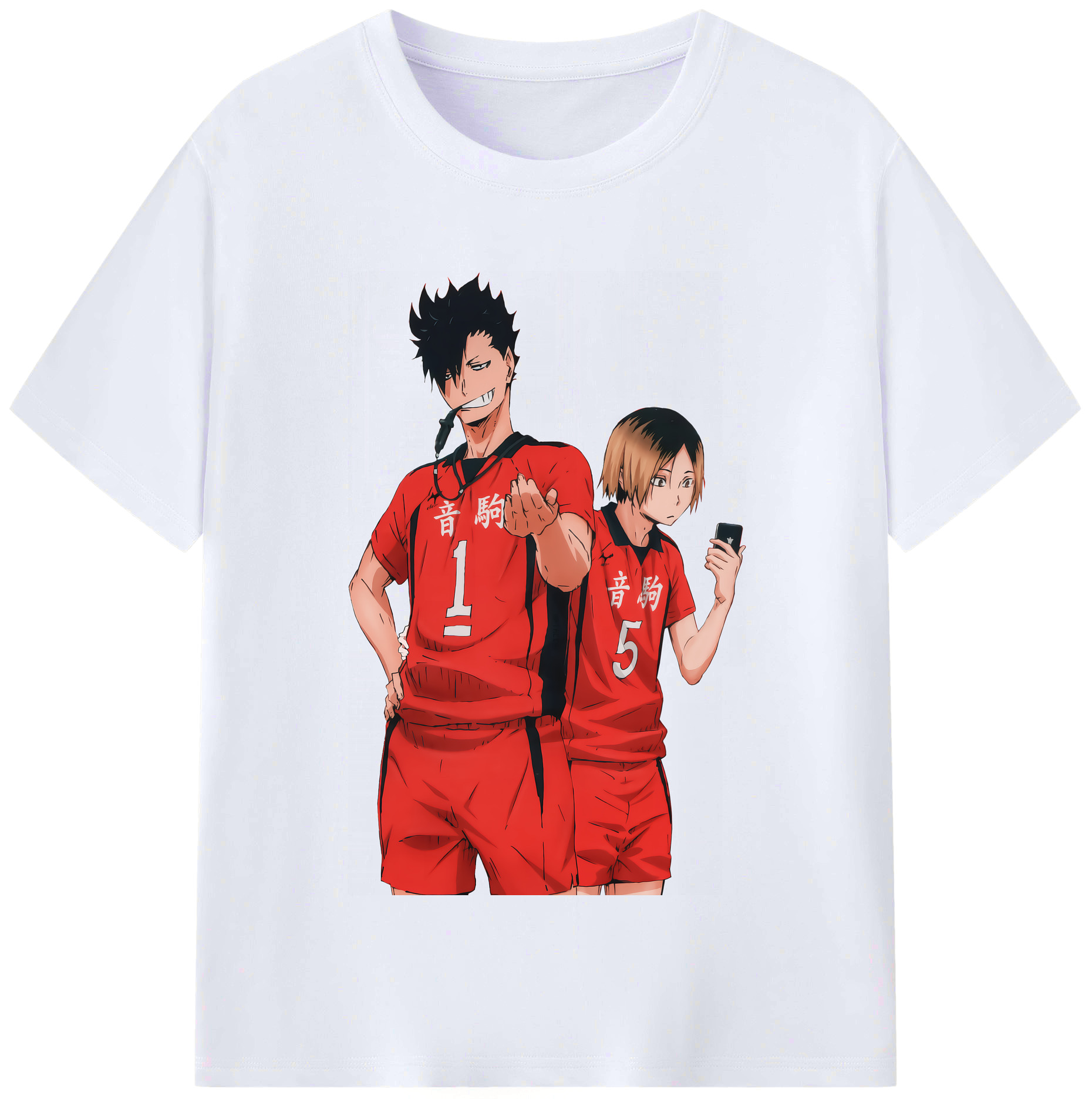 （画像用） ハイキュー!! Haikyu!! レディースカジュアルプリントTシャツ（綿100％）