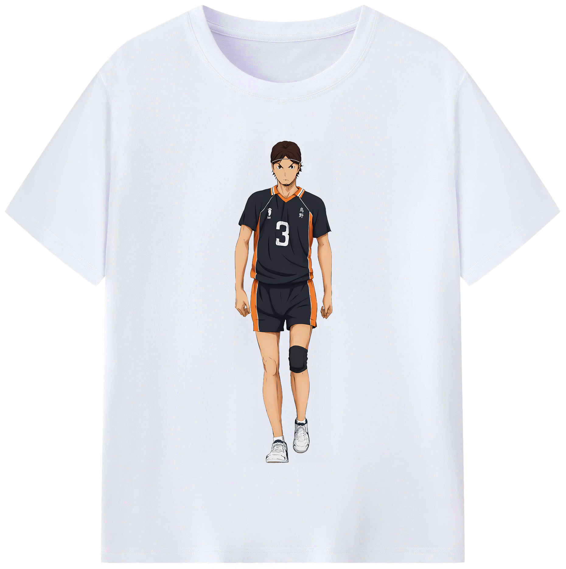 （画像用） ハイキュー!! Haikyu!! レディースカジュアルプリントTシャツ（綿100％）