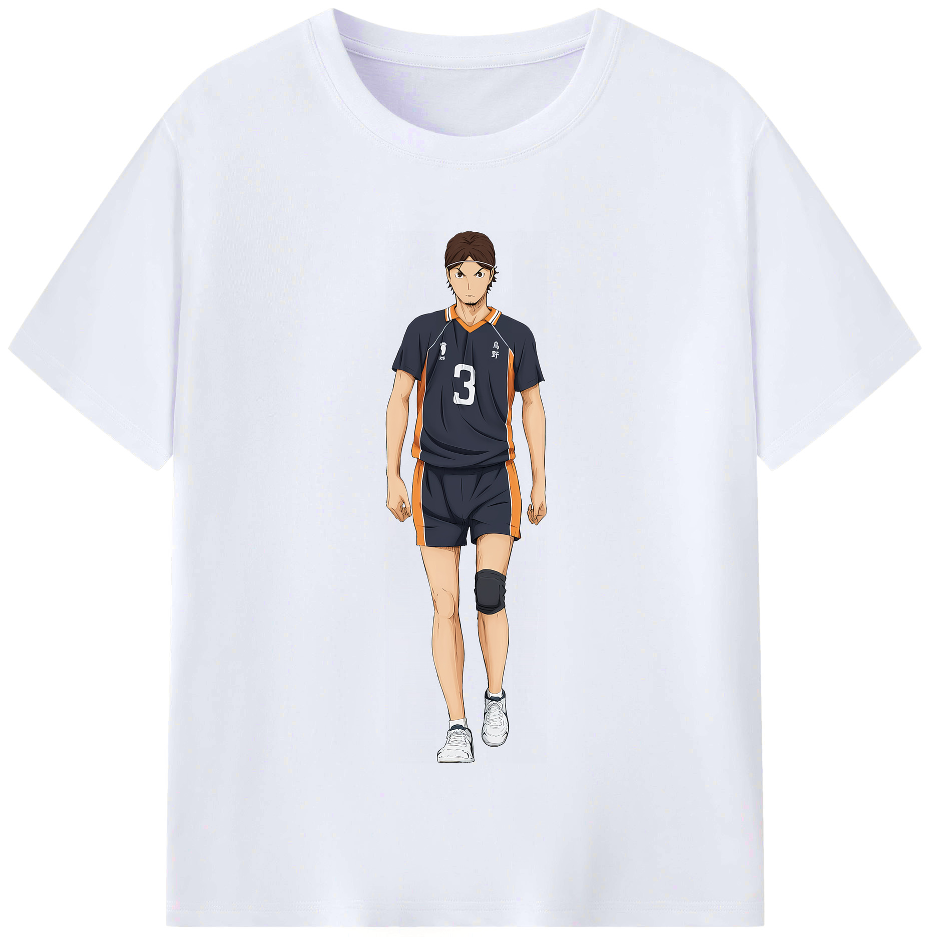 （画像用） ハイキュー!! Haikyu!! レディースカジュアルプリントTシャツ（綿100％）