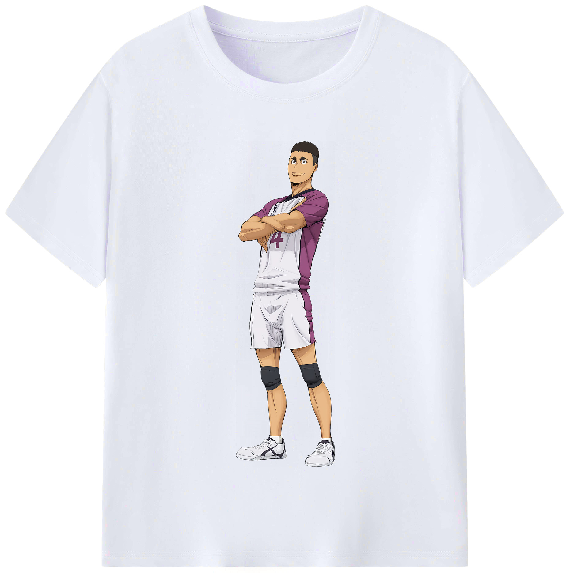 （画像用） ハイキュー!! Haikyu!! レディースカジュアルプリントTシャツ（綿100％）