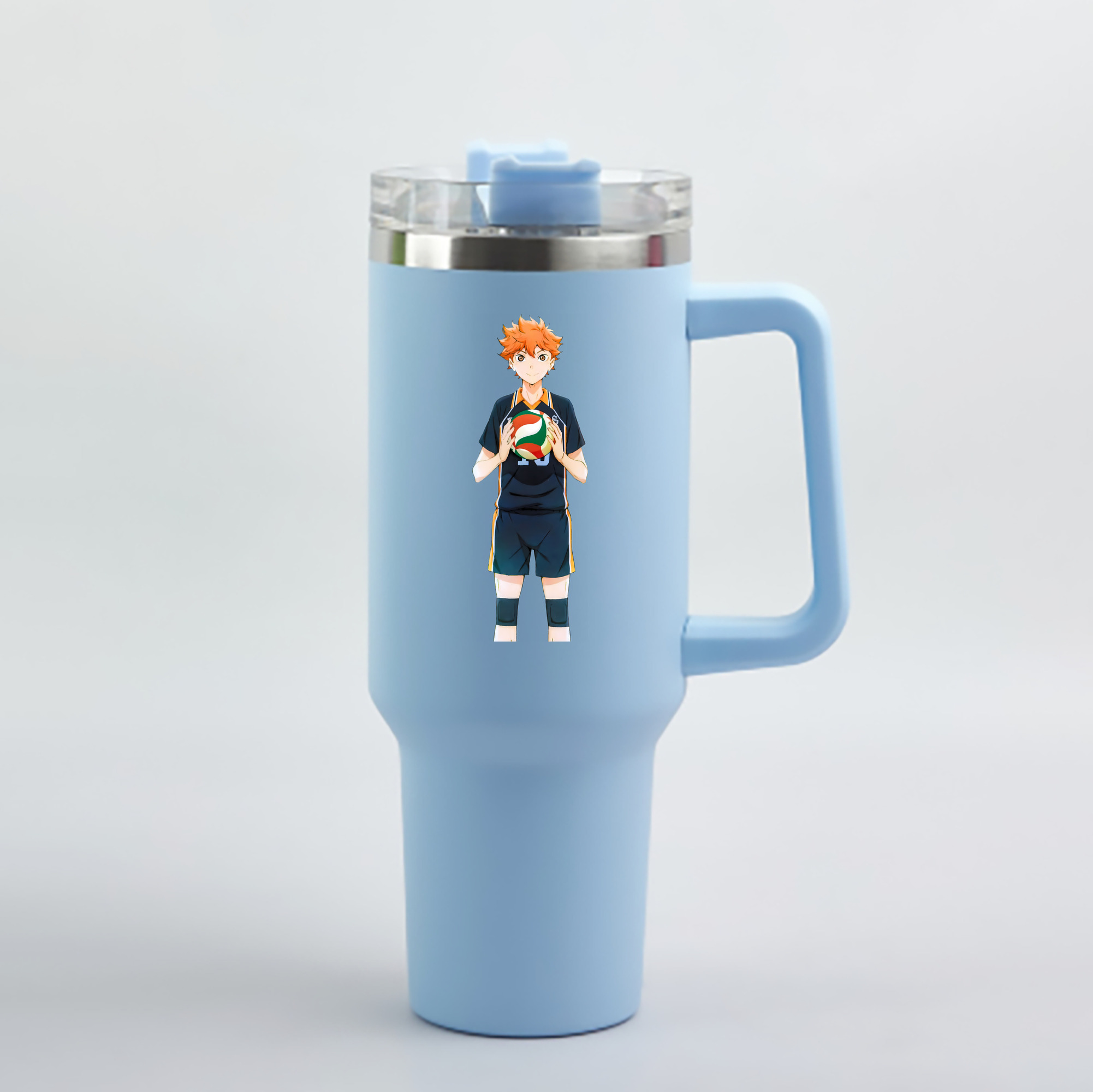 （画像用） ハイキュー!! Haikyu!! 1200mL車用タンブラー - クリスタルステッカー（プラスチックストロー付き）