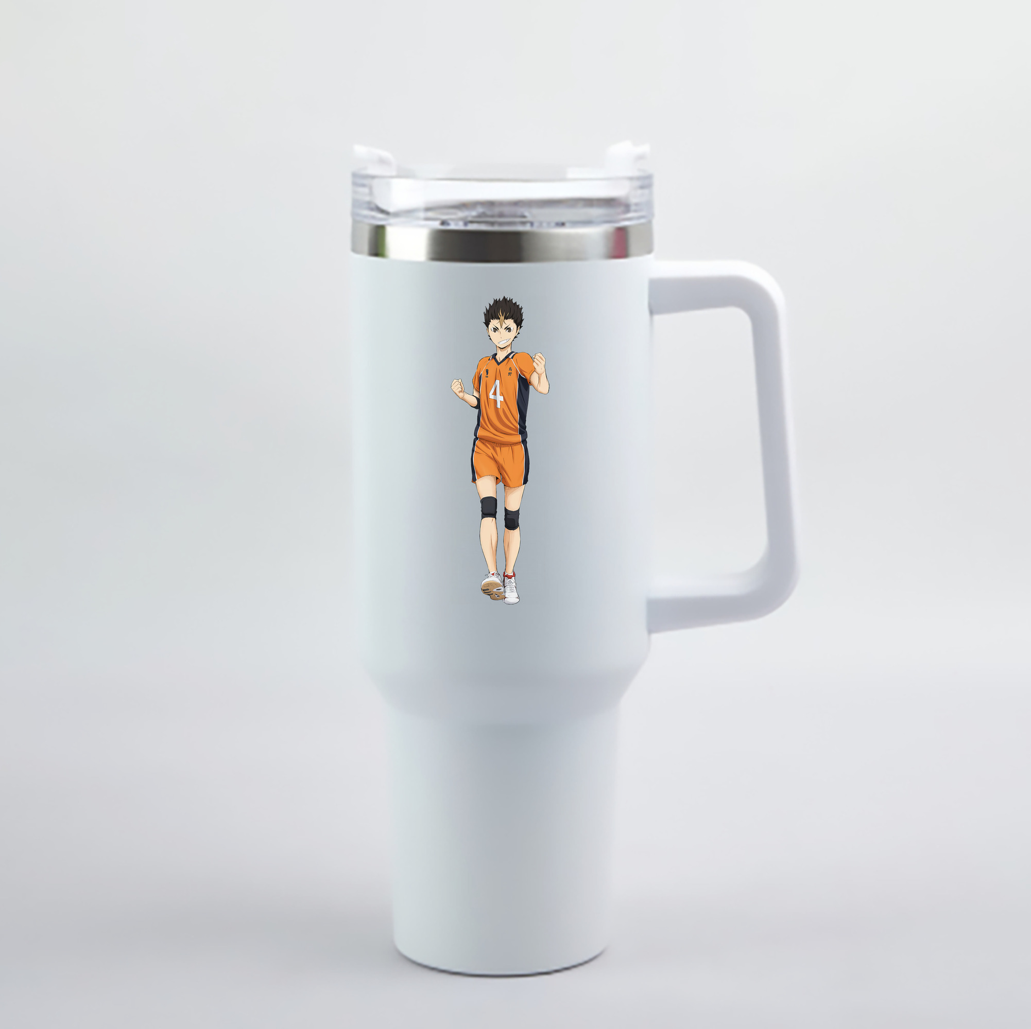 （画像用） ハイキュー!! Haikyu!! 1200mL車用タンブラー - クリスタルステッカー（プラスチックストロー付き）