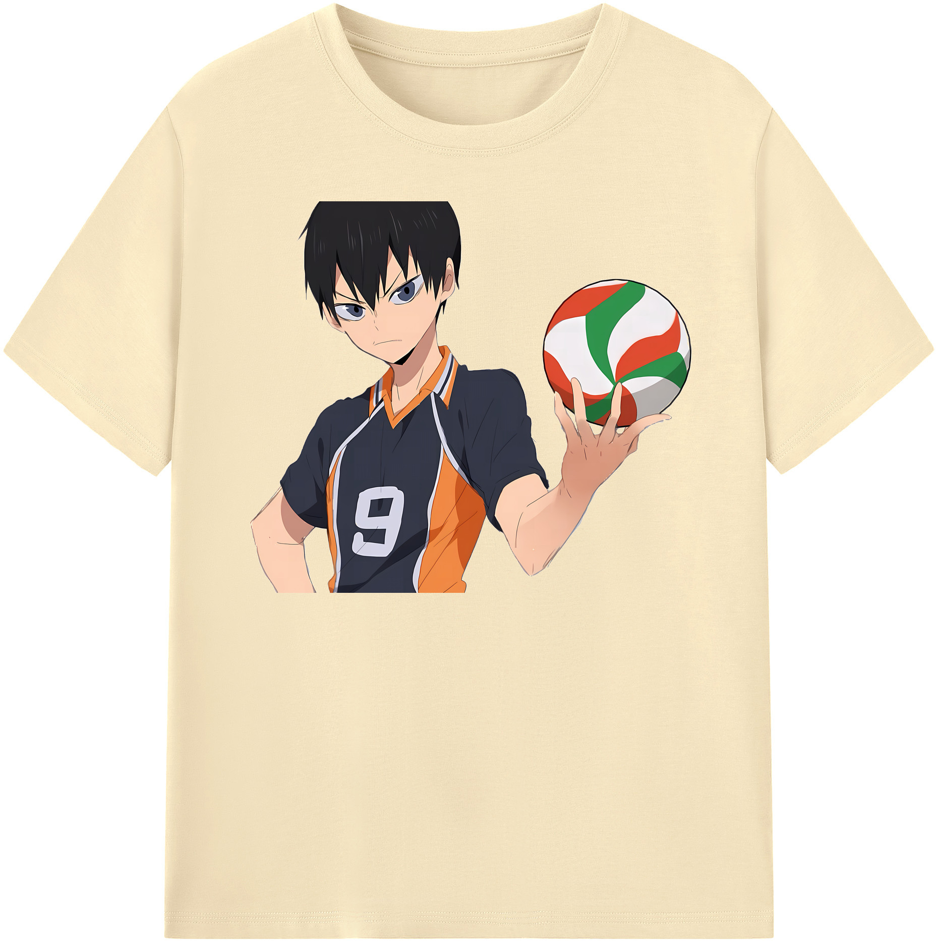 （画像用） ハイキュー!! Haikyu!! 綿100％半袖Tシャツ（フロントプリント）