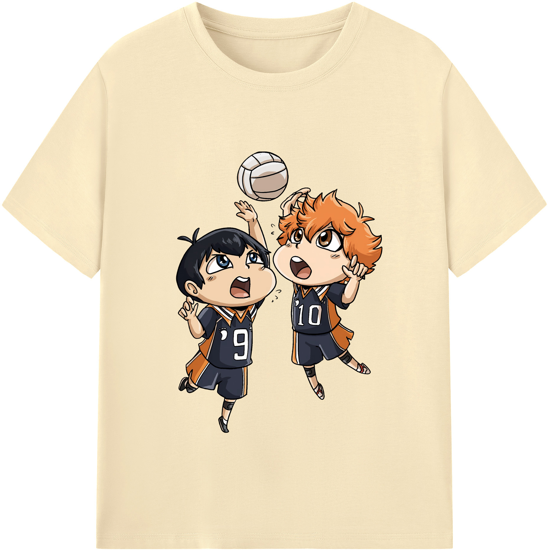 （画像用） ハイキュー!! Haikyu!! 綿100％半袖Tシャツ（フロントプリント）