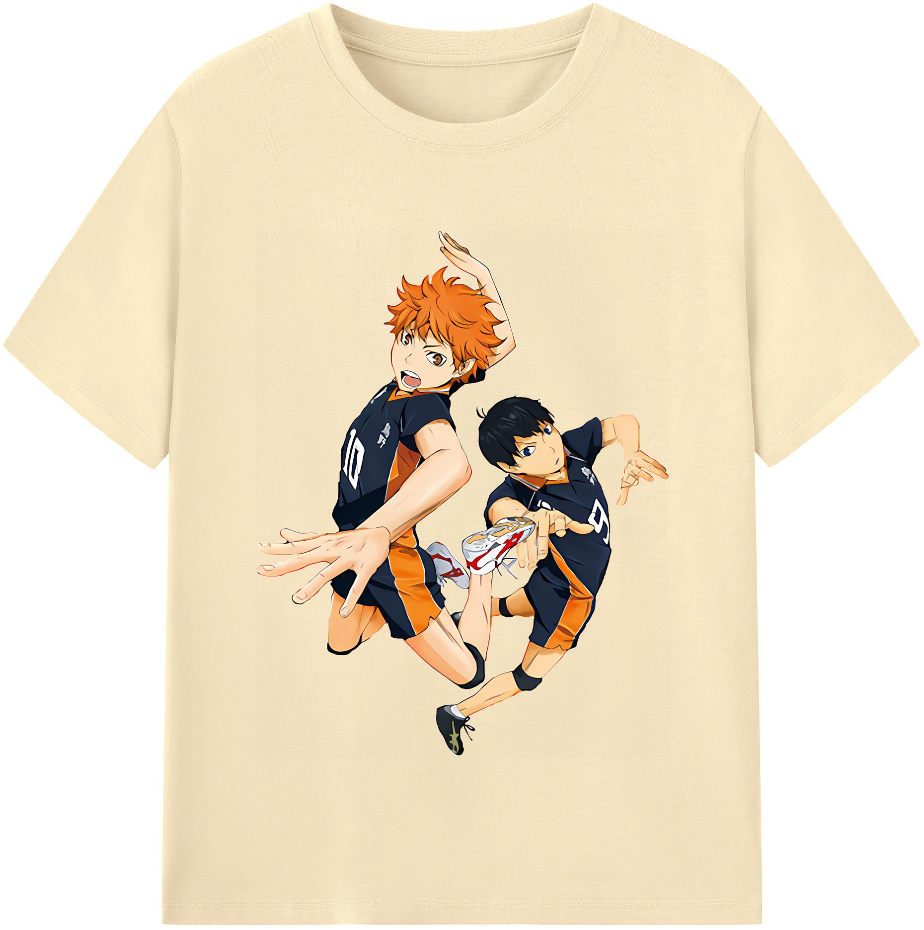 （画像用） ハイキュー!! Haikyu!! 綿100％半袖Tシャツ（フロントプリント）