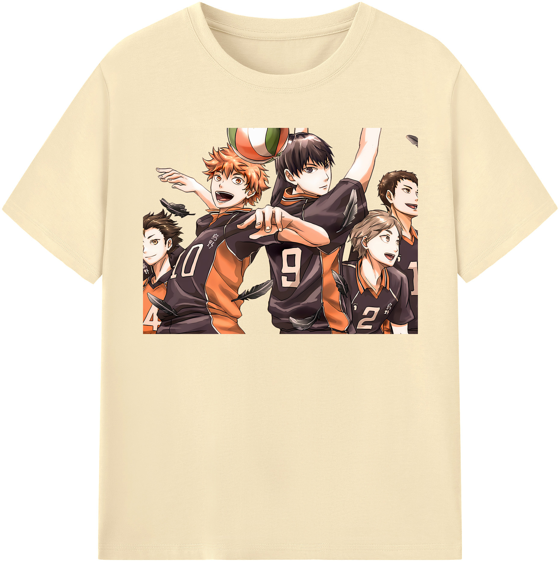 （画像用） ハイキュー!! Haikyu!! 綿100％半袖Tシャツ（フロントプリント）