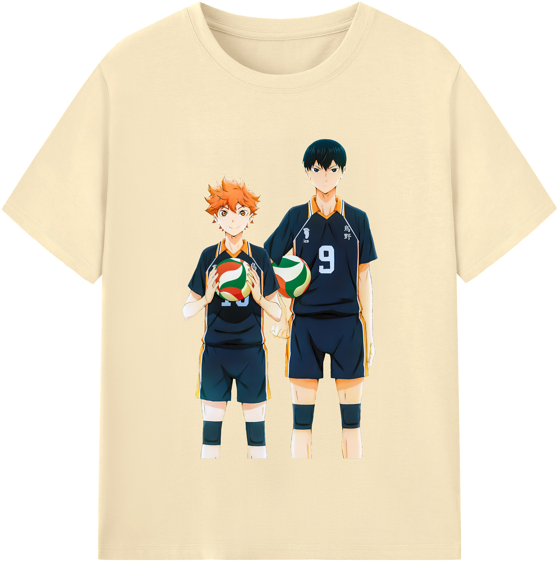 （画像用） ハイキュー!! Haikyu!! 綿100％半袖Tシャツ（フロントプリント）
