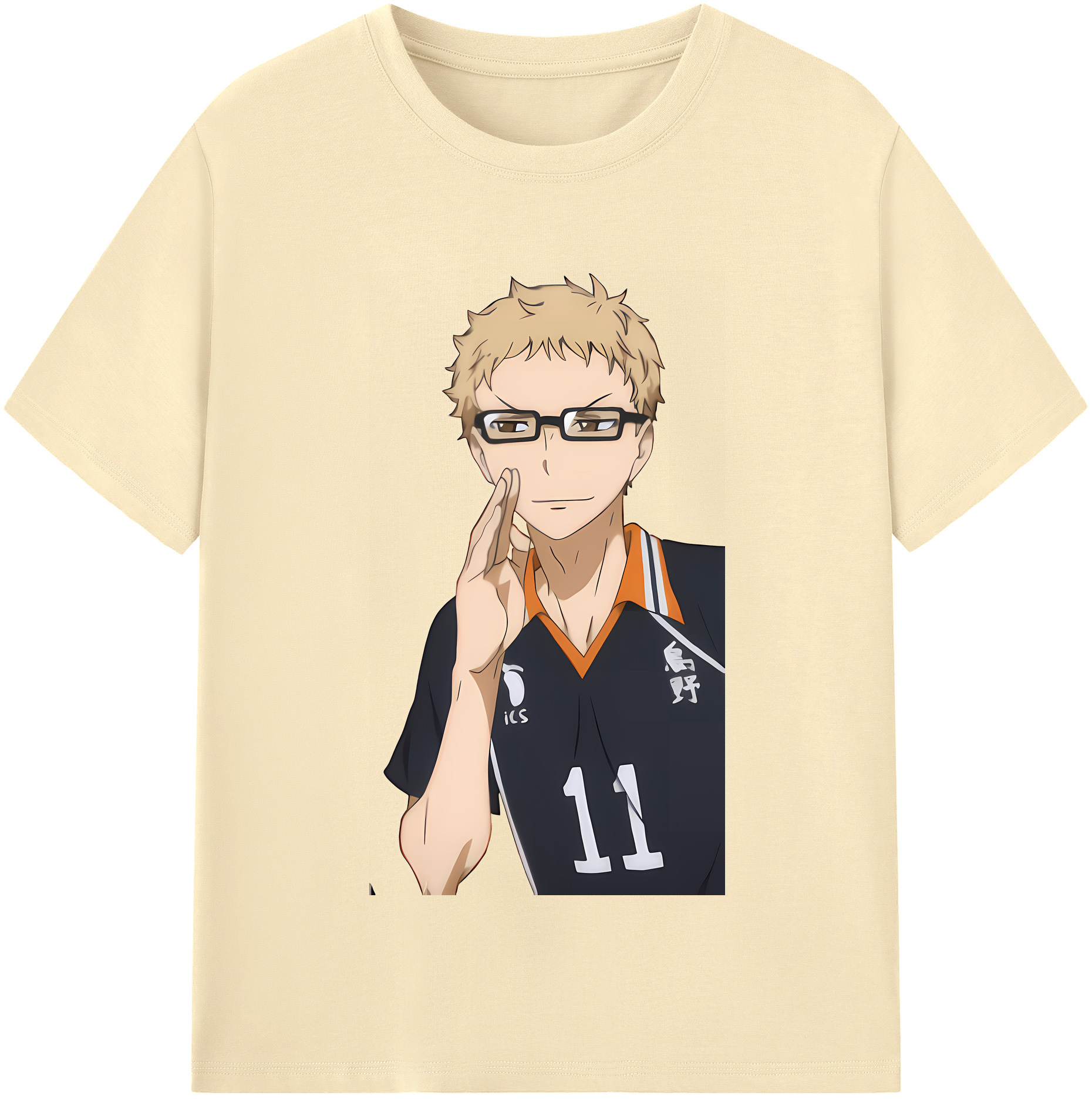 （画像用） ハイキュー!! Haikyu!! 綿100％半袖Tシャツ（フロントプリント）