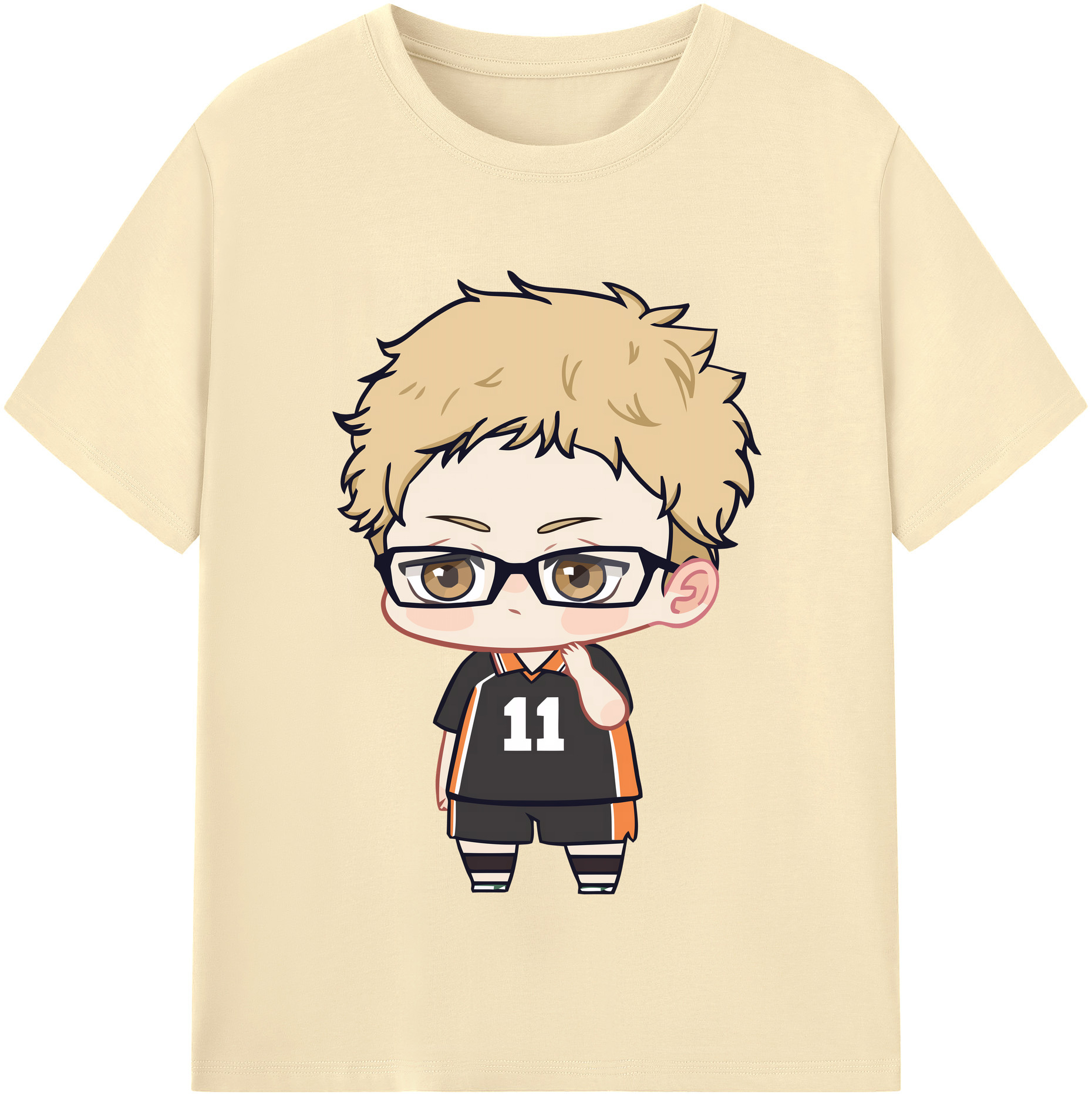（画像用） ハイキュー!! Haikyu!! 綿100％半袖Tシャツ（フロントプリント）