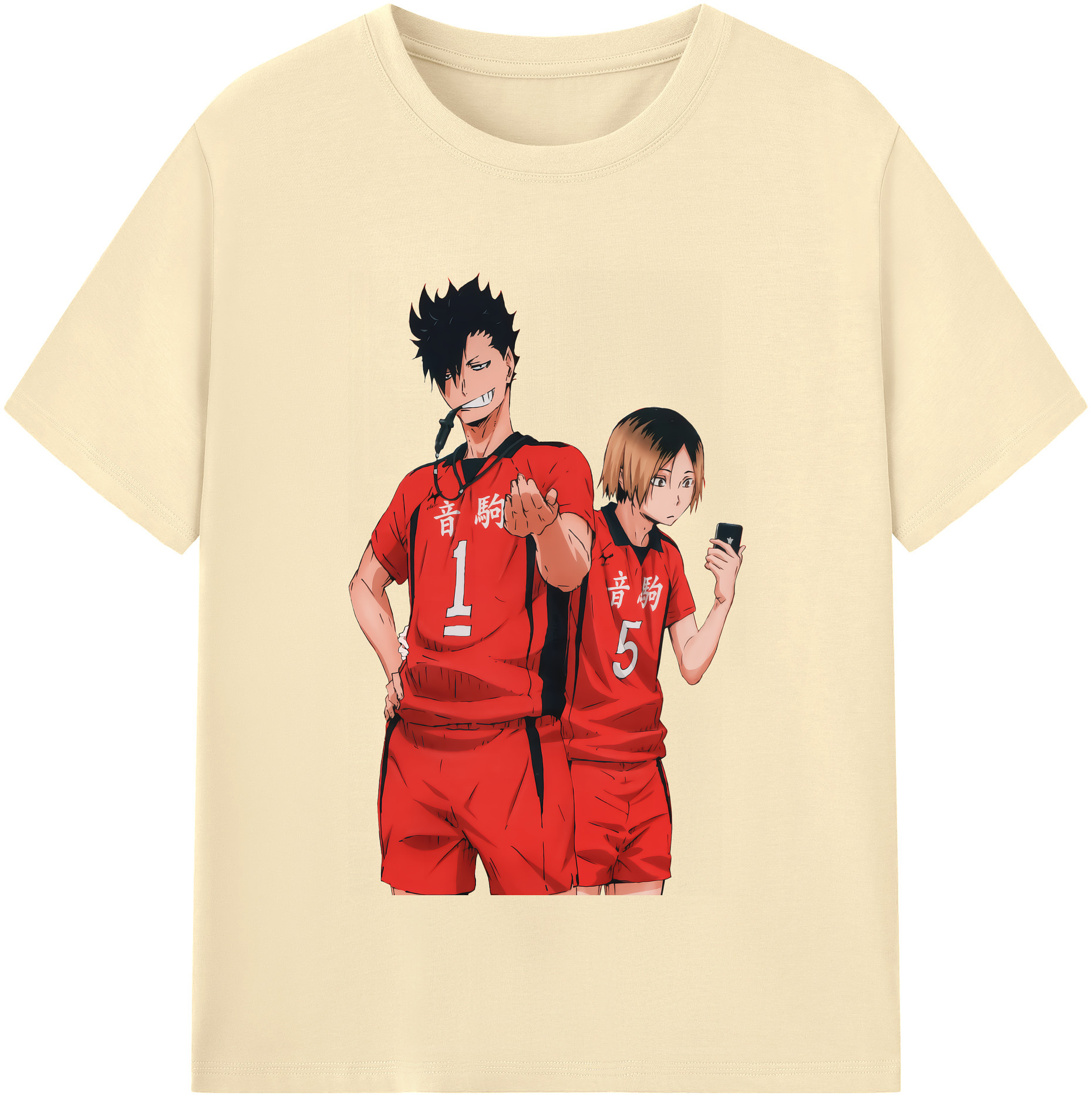（画像用） ハイキュー!! Haikyu!! 綿100％半袖Tシャツ（フロントプリント）