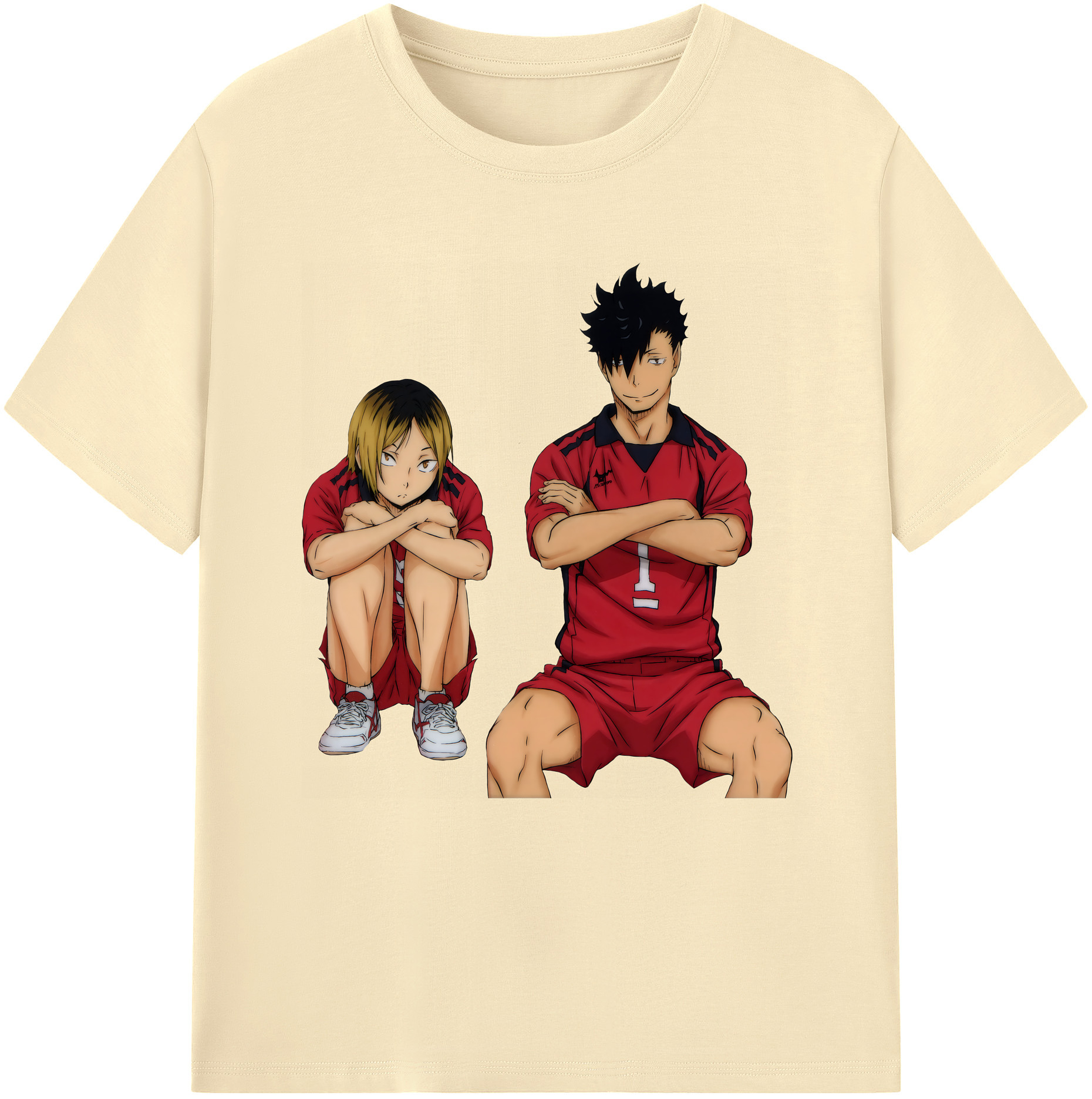 （画像用） ハイキュー!! Haikyu!! 綿100％半袖Tシャツ（フロントプリント）