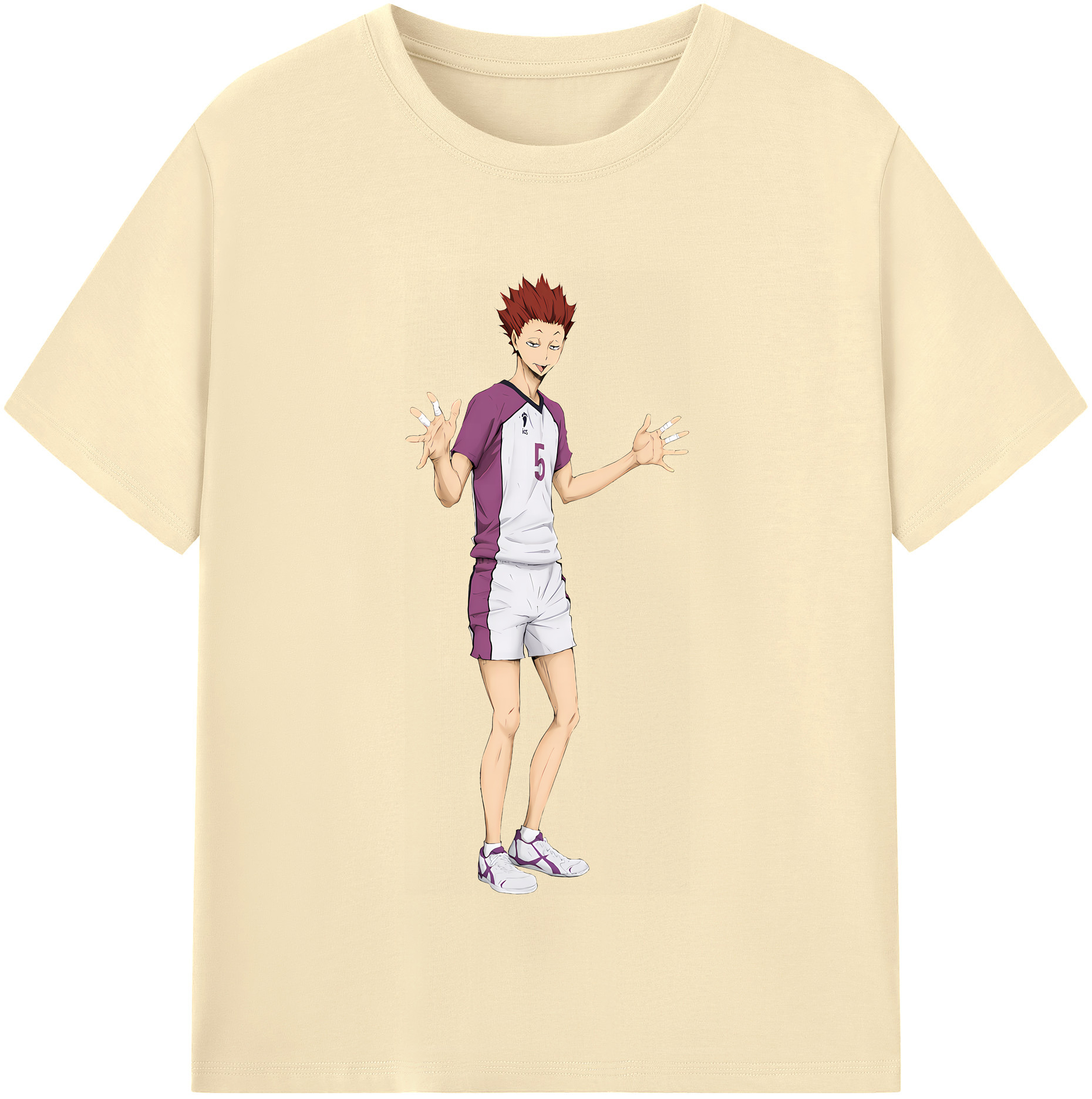 （画像用） ハイキュー!! Haikyu!! 綿100％半袖Tシャツ（フロントプリント）