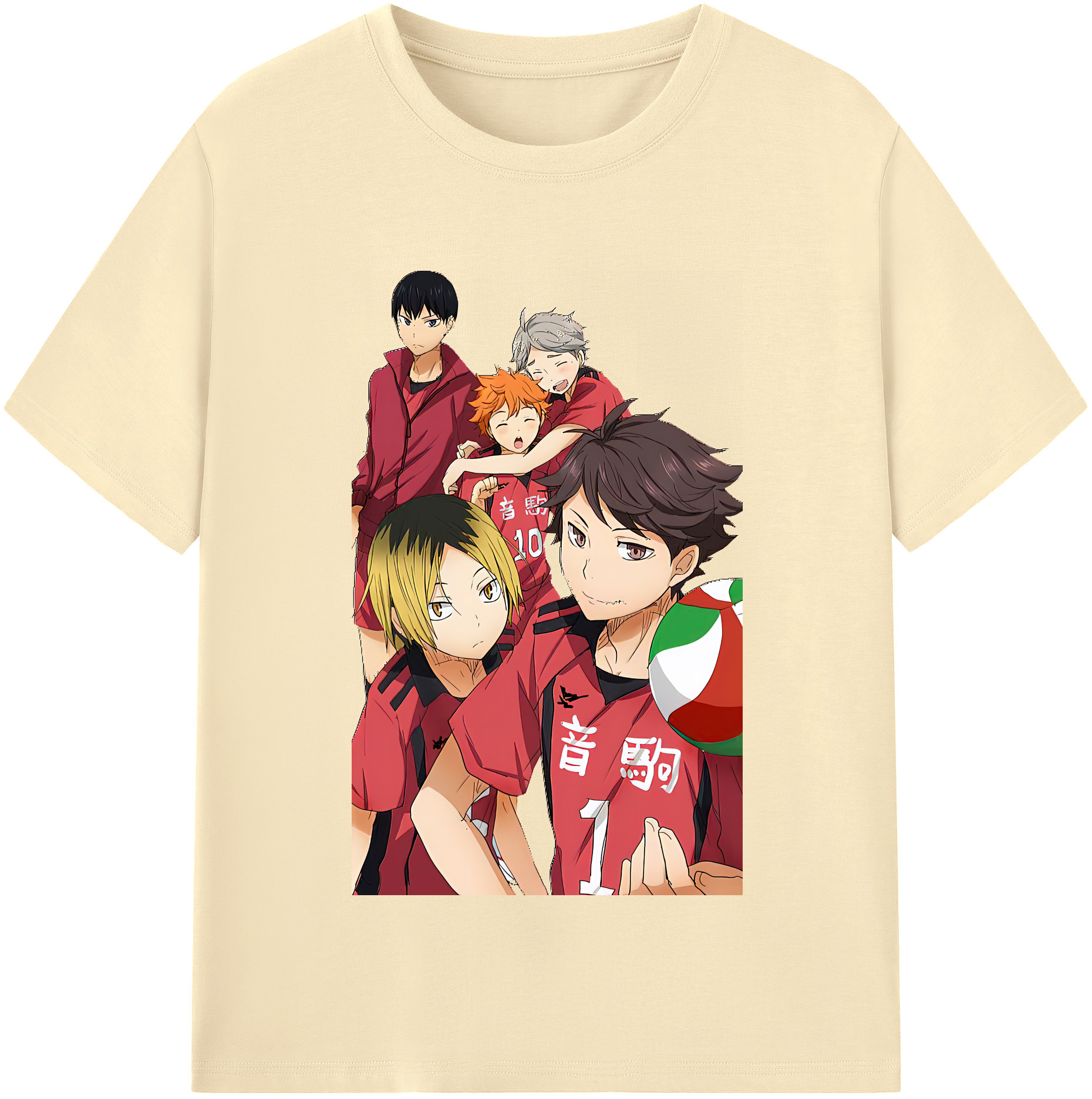 （画像用） ハイキュー!! Haikyu!! 綿100％半袖Tシャツ（フロントプリント）