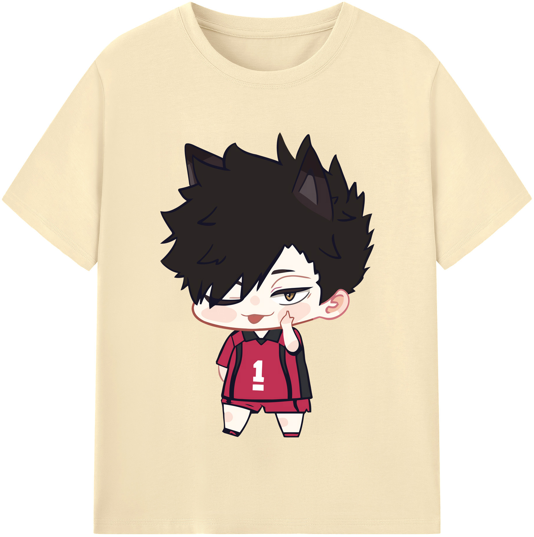 （画像用） ハイキュー!! Haikyu!! 綿100％半袖Tシャツ（フロントプリント）