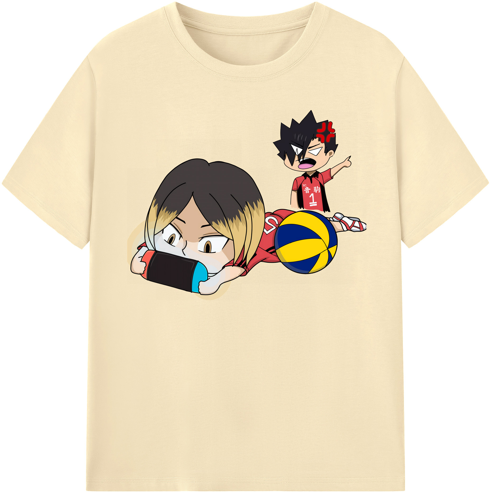 （画像用） ハイキュー!! Haikyu!! 綿100％半袖Tシャツ（フロントプリント）