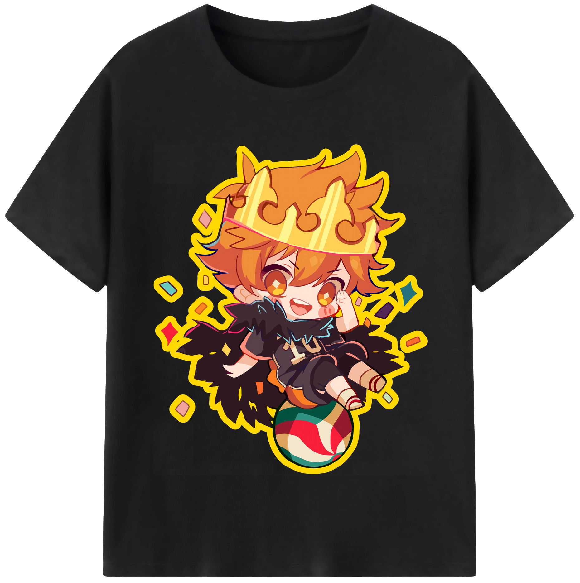 （画像用） ハイキュー!! Haikyu!! 綿100％半袖Tシャツ（フロントプリント）